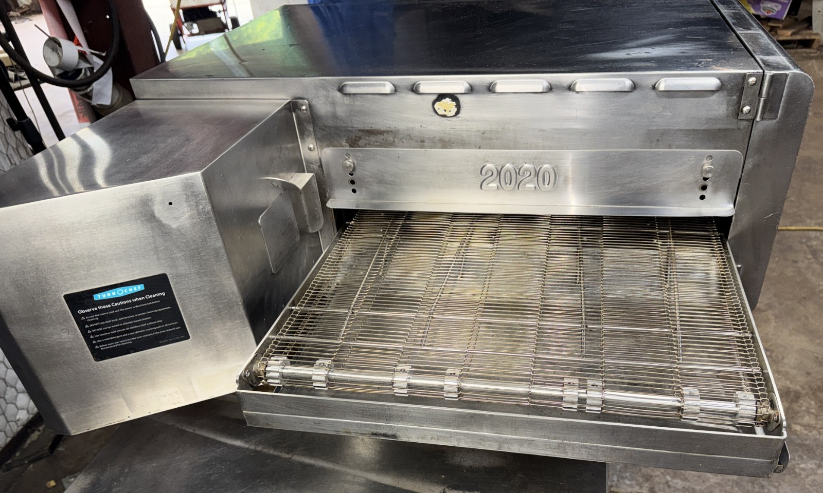 Turbochef HHC2020 High Speed Double Conveyor Pizza Oven Tested and Works