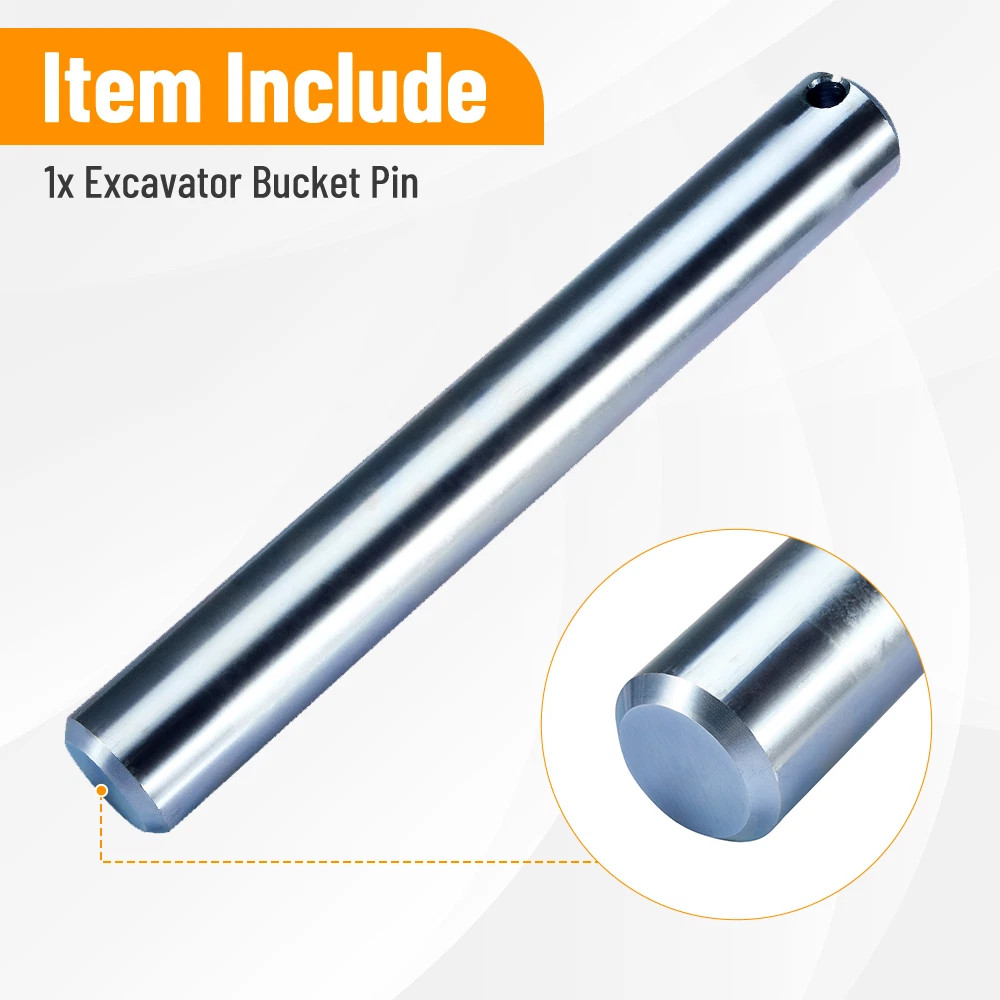 New 45mm x 330mm Excavator Universal Bucket Pin 13” For CAT Deere Komatsu