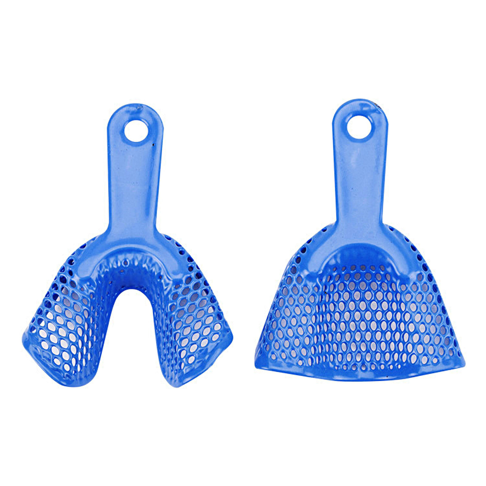 2Pcs/10Pcs Plastic-Steel Dental Impression Trays Material Upper+Lower 5 Sizes