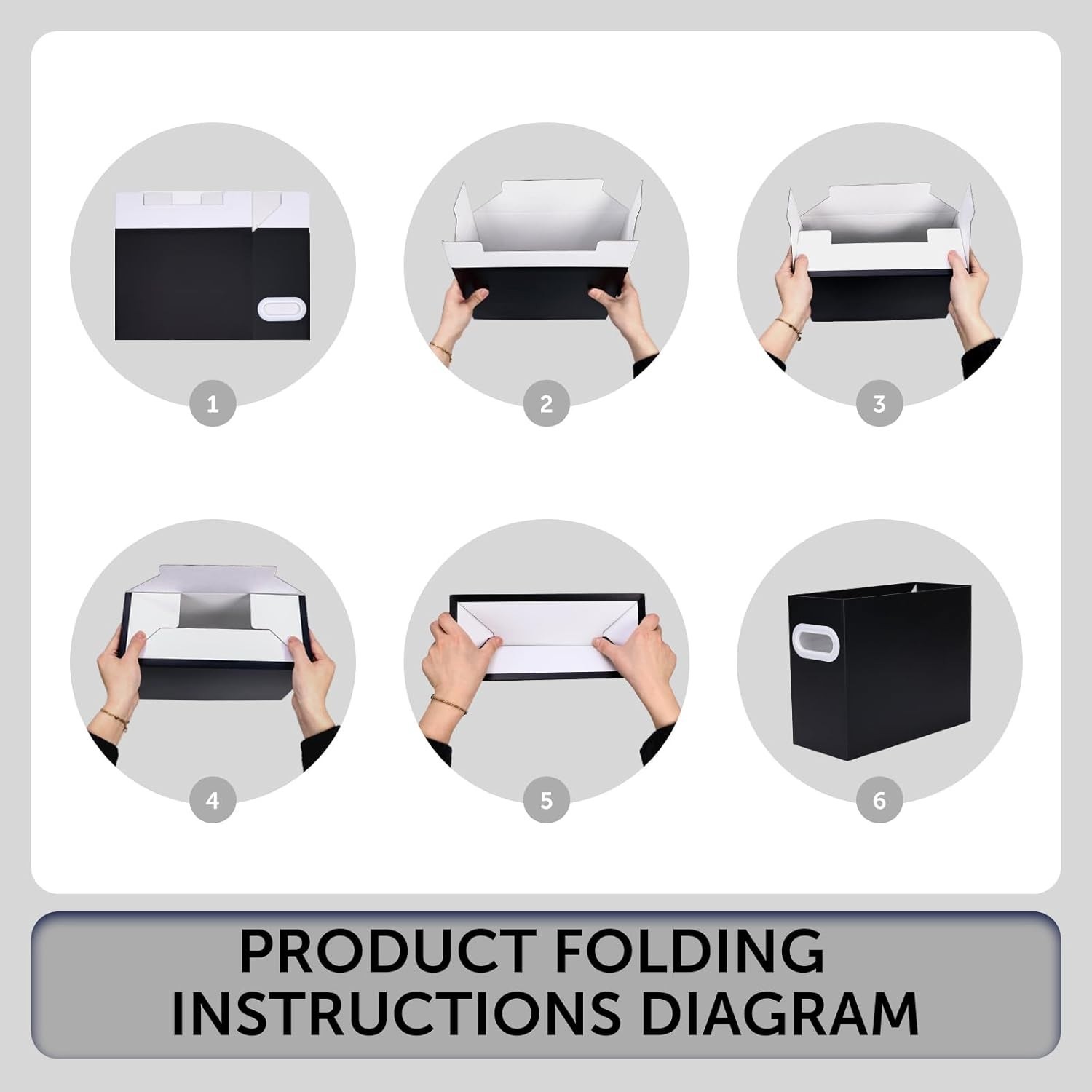 Elegant Hanging File Organizer for Letter-Sized Documents – 2 Deep Blue Packs