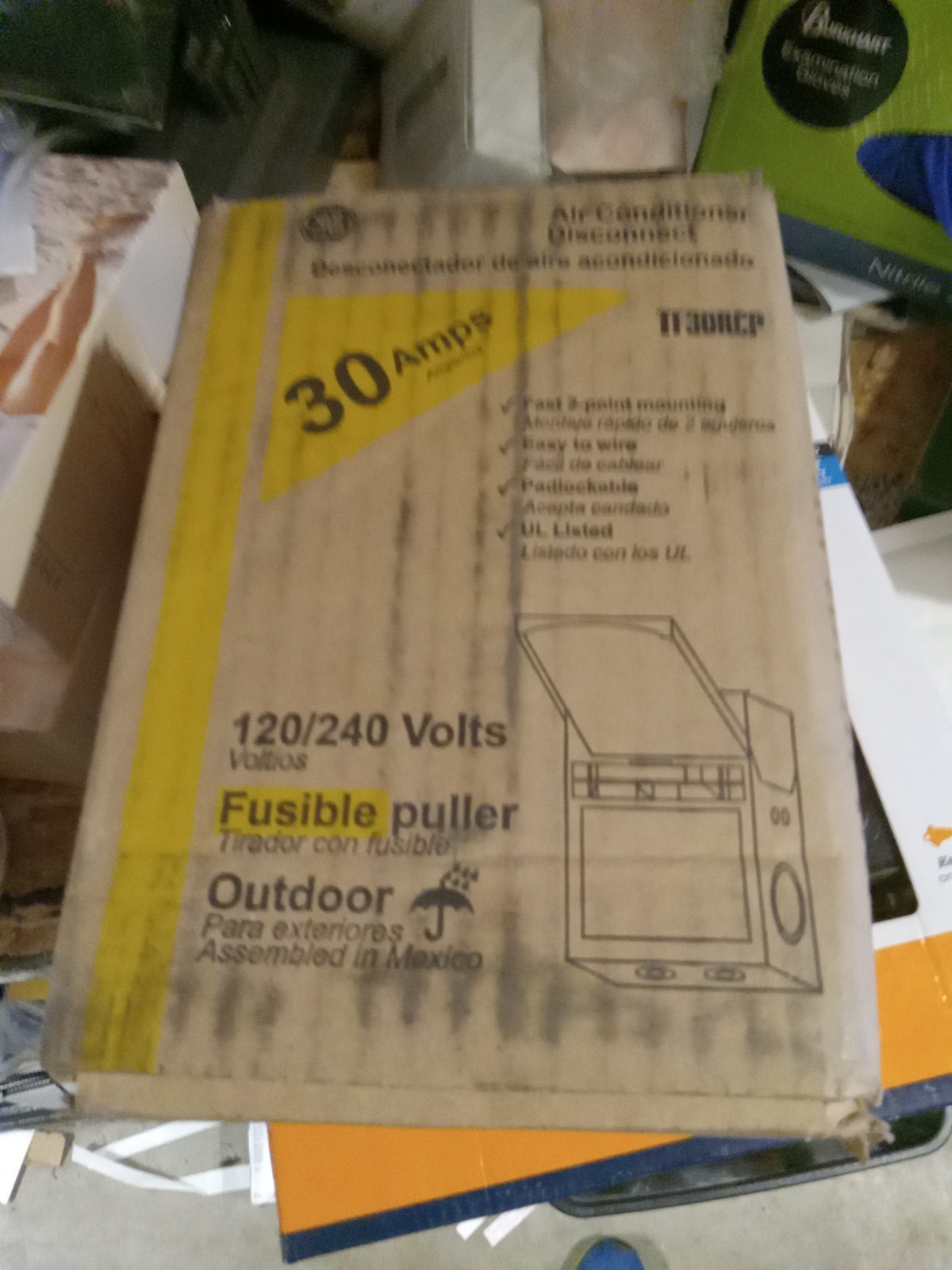 GE TF30RCP 240V 30A AC Disconnect Safety Switch – Graya2