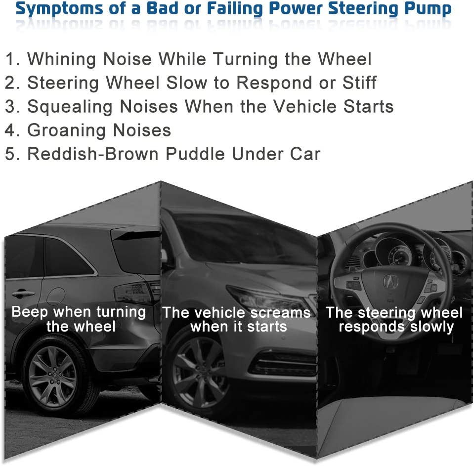 Power Steering Pump 2008-2012 Honda Accord 2.4L Power Assist Pump # 21-5495