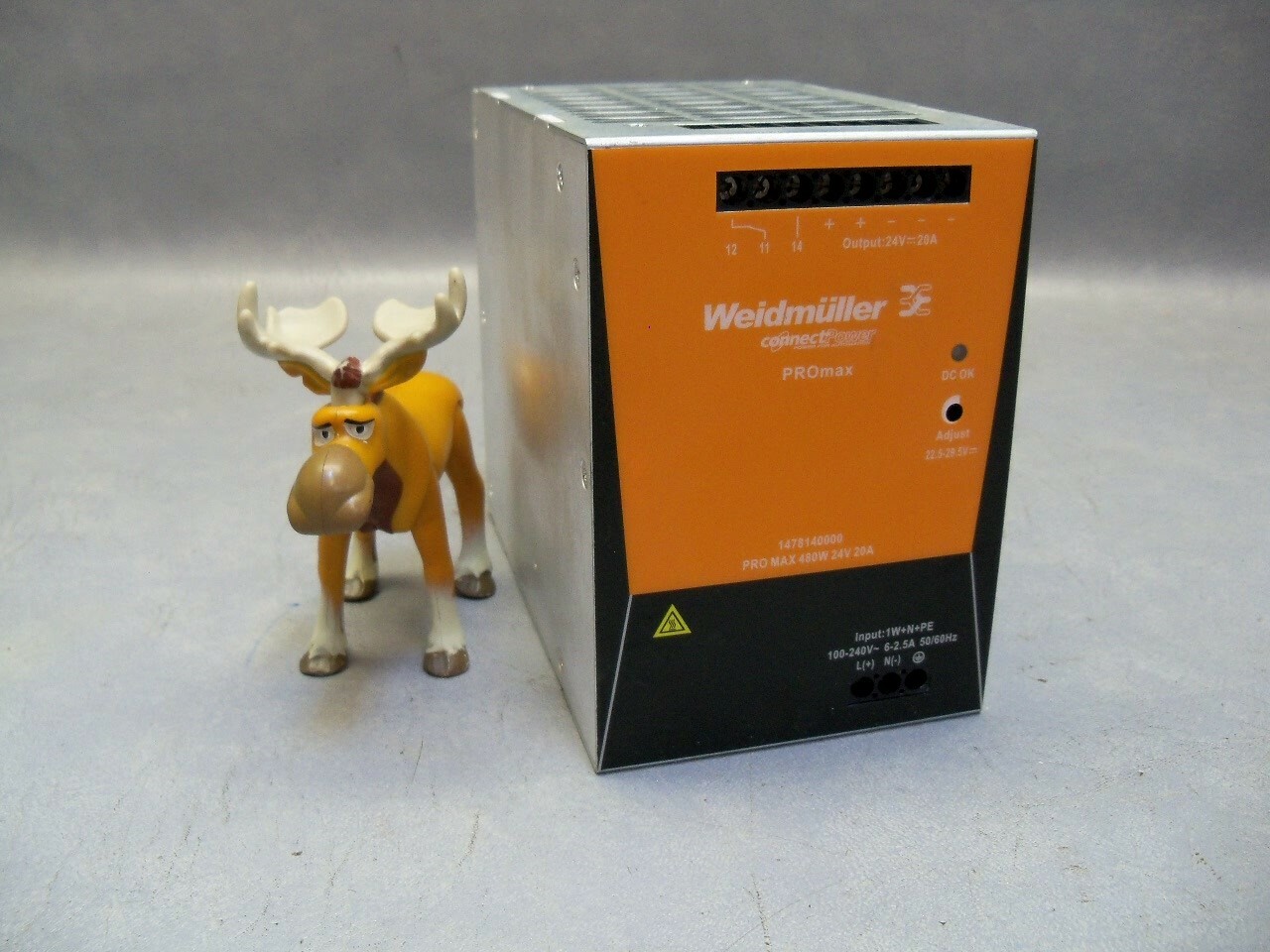 Weidmuller 14AC/DC DIN Rail Power Supply(PSU) 480w 24v 20a