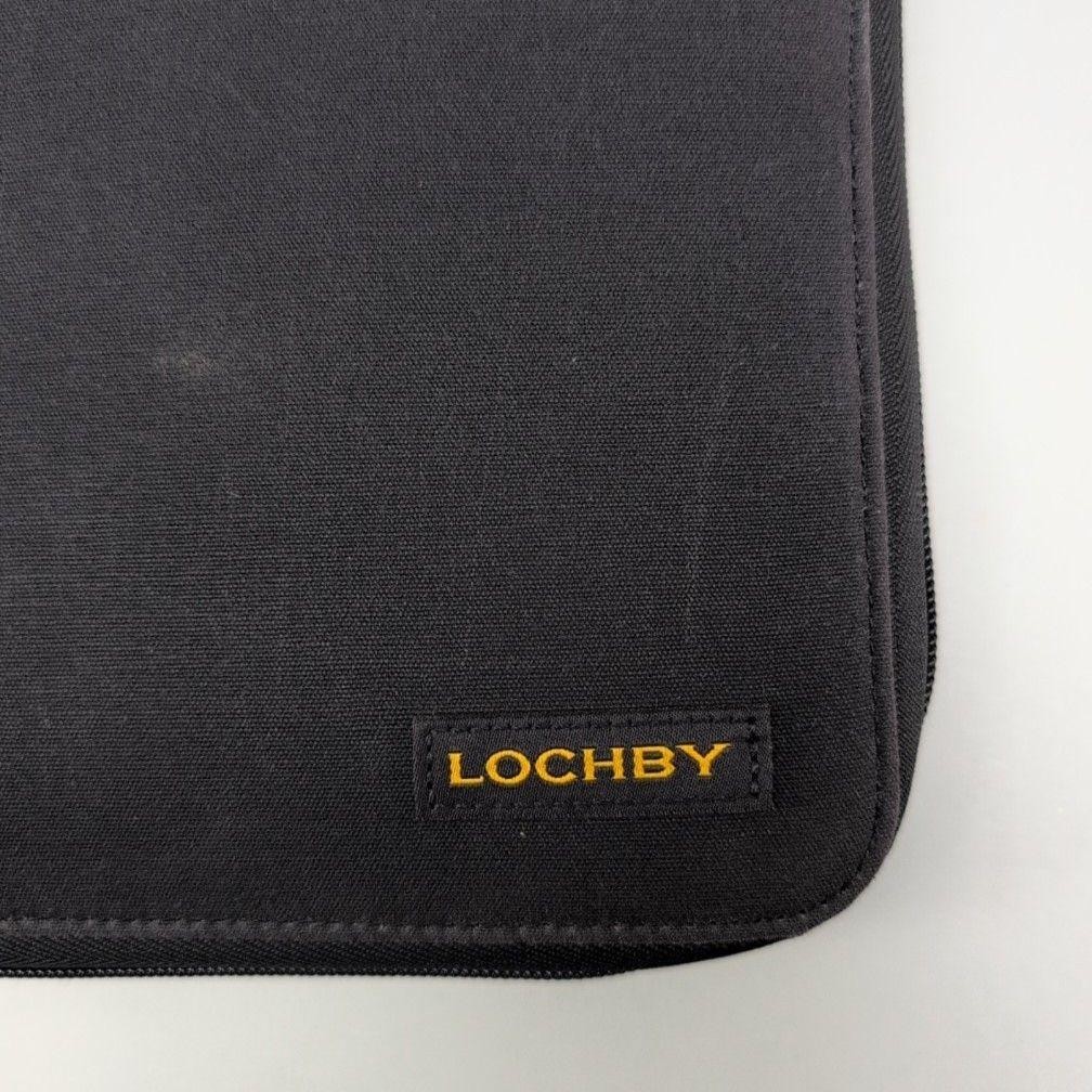 LOCHBY Daily Folio A5 Black Yellow YKK Travel Pen Case Pouch