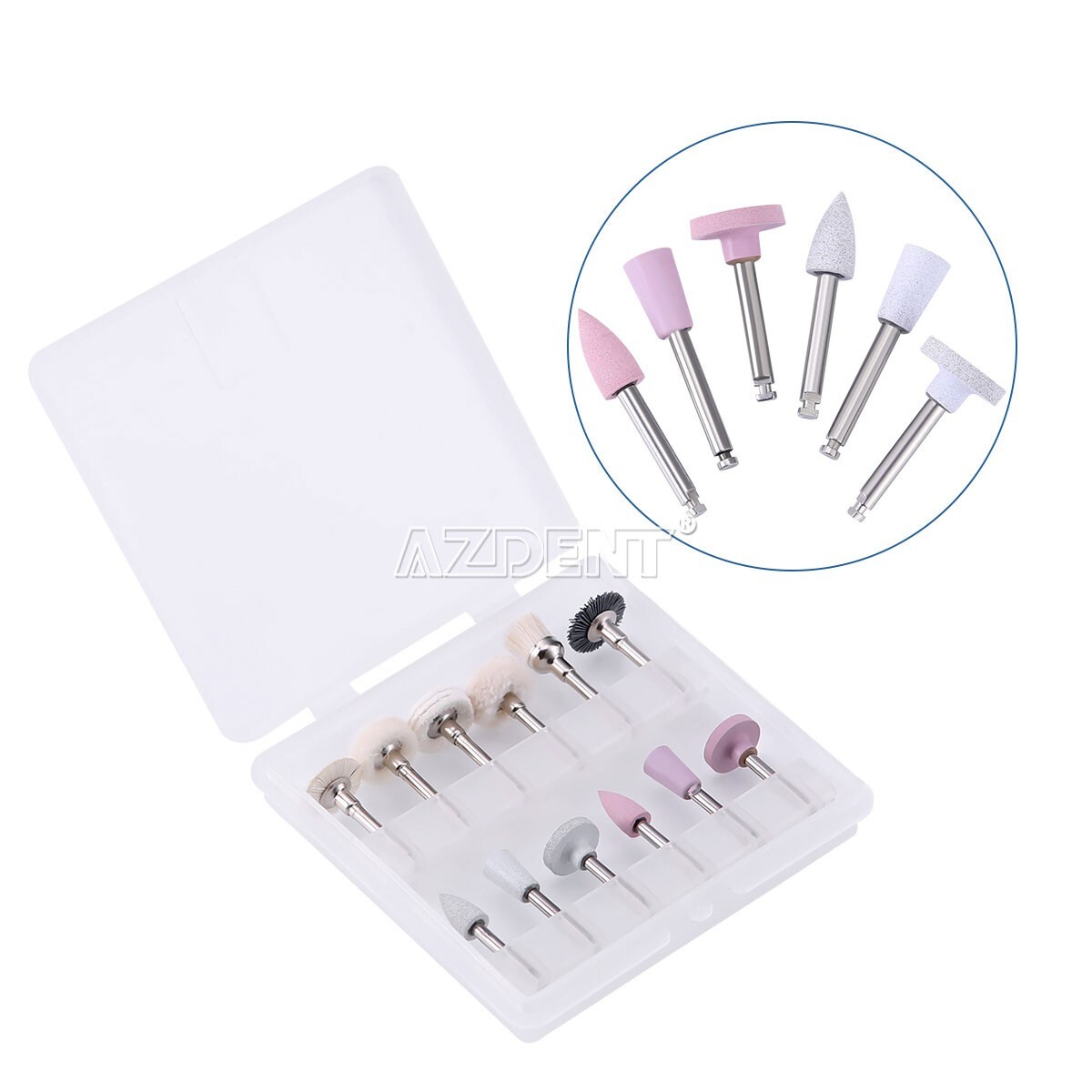 Dental Composite Polishing RA Kit Finishing & Polishing For Low Speed Handpiece