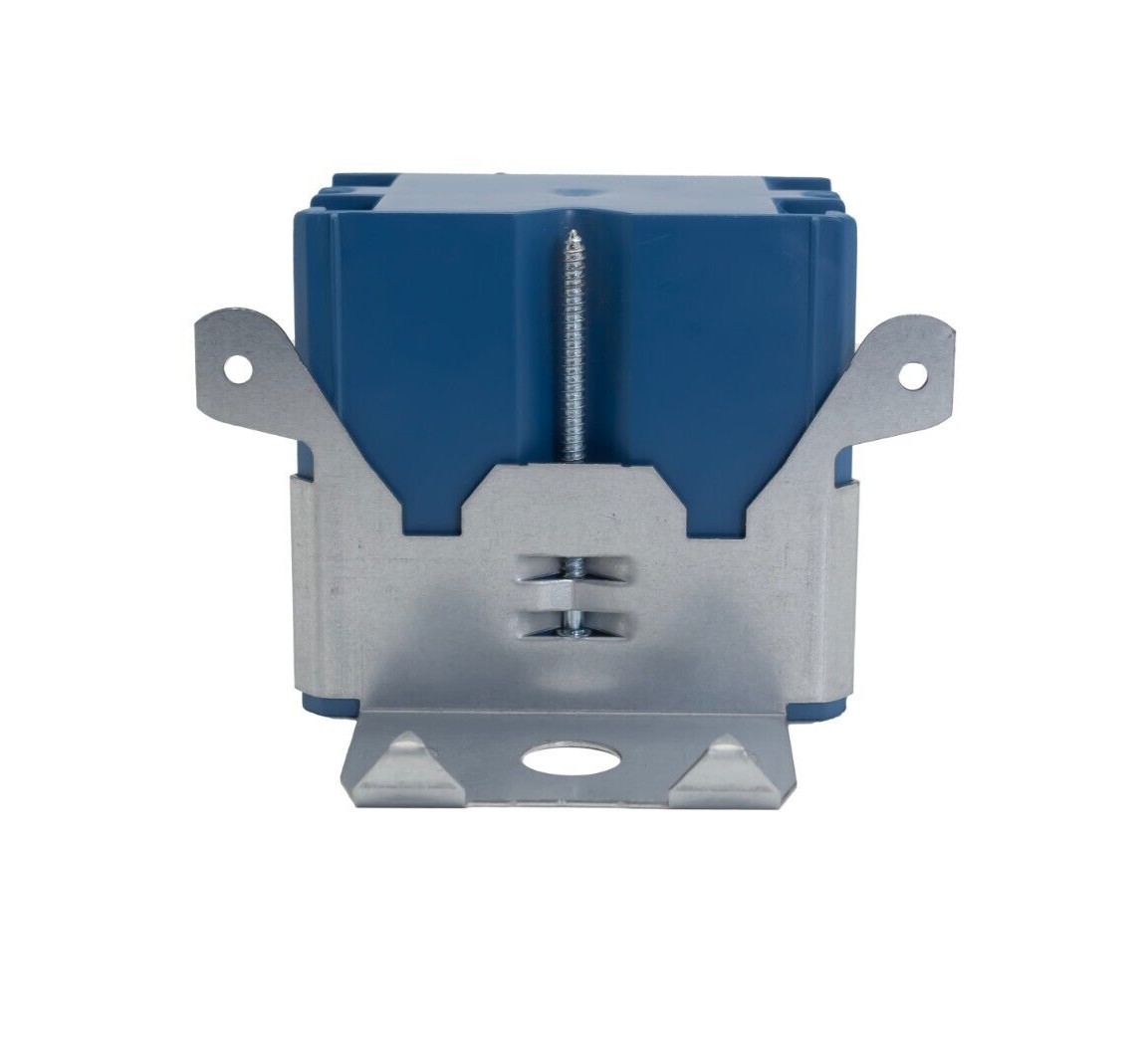 1-Gang Electrical Outlet Switch Box New Work ETL 21 Cu In Adjustable Bracket Lot