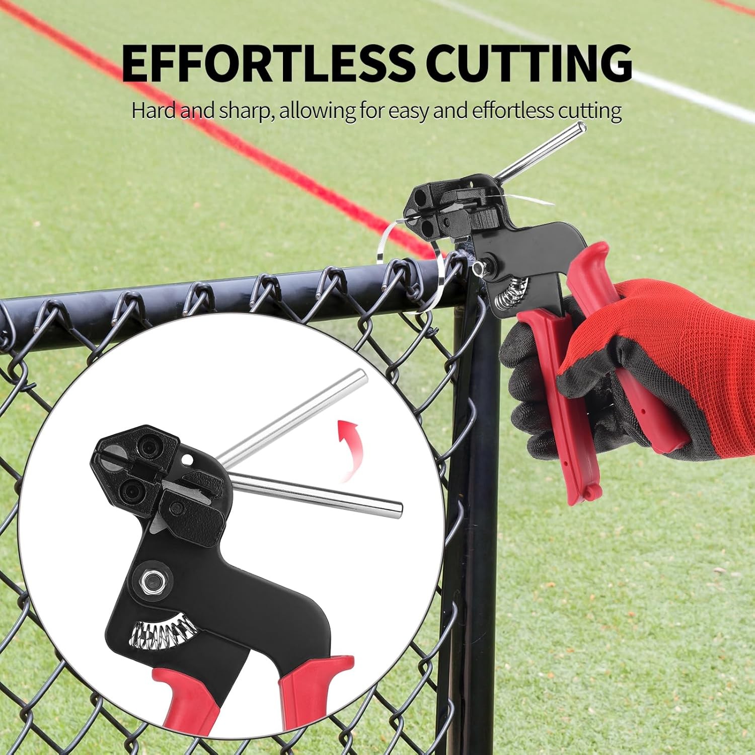 Metal Zip Ties Tool, Stainless Steel Zip Ties Gun Kit,Heavy Duty Outdoor Fasten