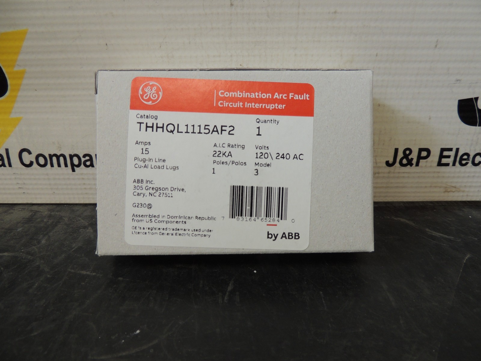 NEW GE THHQL THHQL1115AF2 1 Pole 15 Amp 120/240V AFCI Circuit Breaker