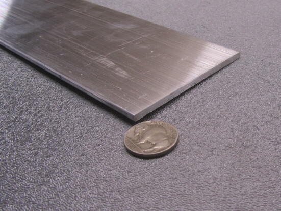 3003 H14 Aluminum Bar, 1/8″ (.125″) Thick x 3.00″ Wide x 12″ Length