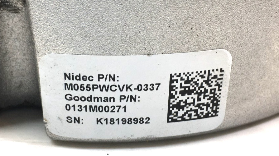 Goodman M055PWCVK-0337 Programmable ECM Module ONLY 0131M00271 CW LE used #W948