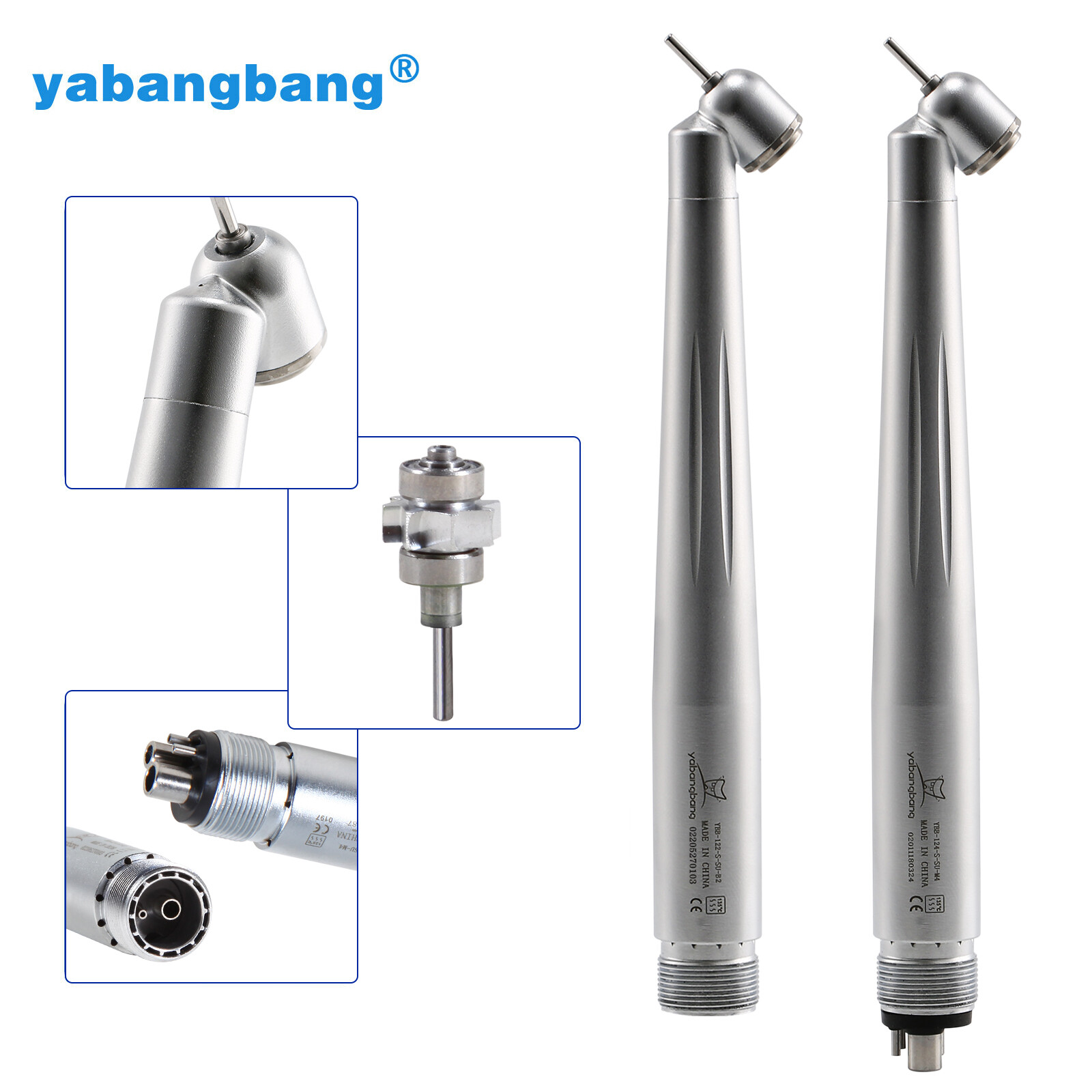 Dental 45 Degree Surgical High Speed Handpiece Turbine Single way spray 4/2H