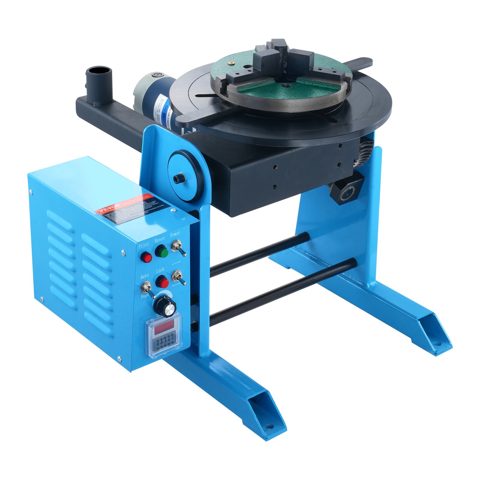 VEVOR 50KG Rotary Welding Positioner 0-90° Positioning Turntable Table 0.5-6RPM