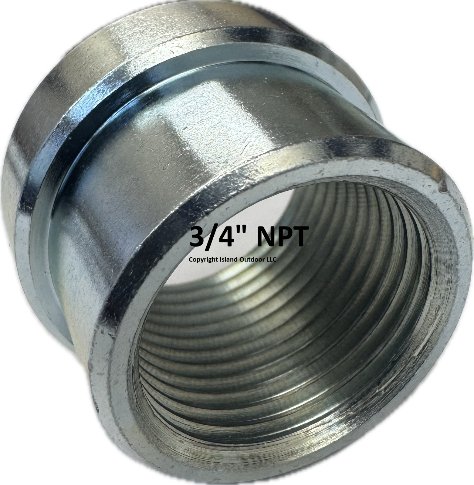 3/4” NPT Female Weldable Bung – Steel 3/4″ Stepped Bung – .75″ NPT