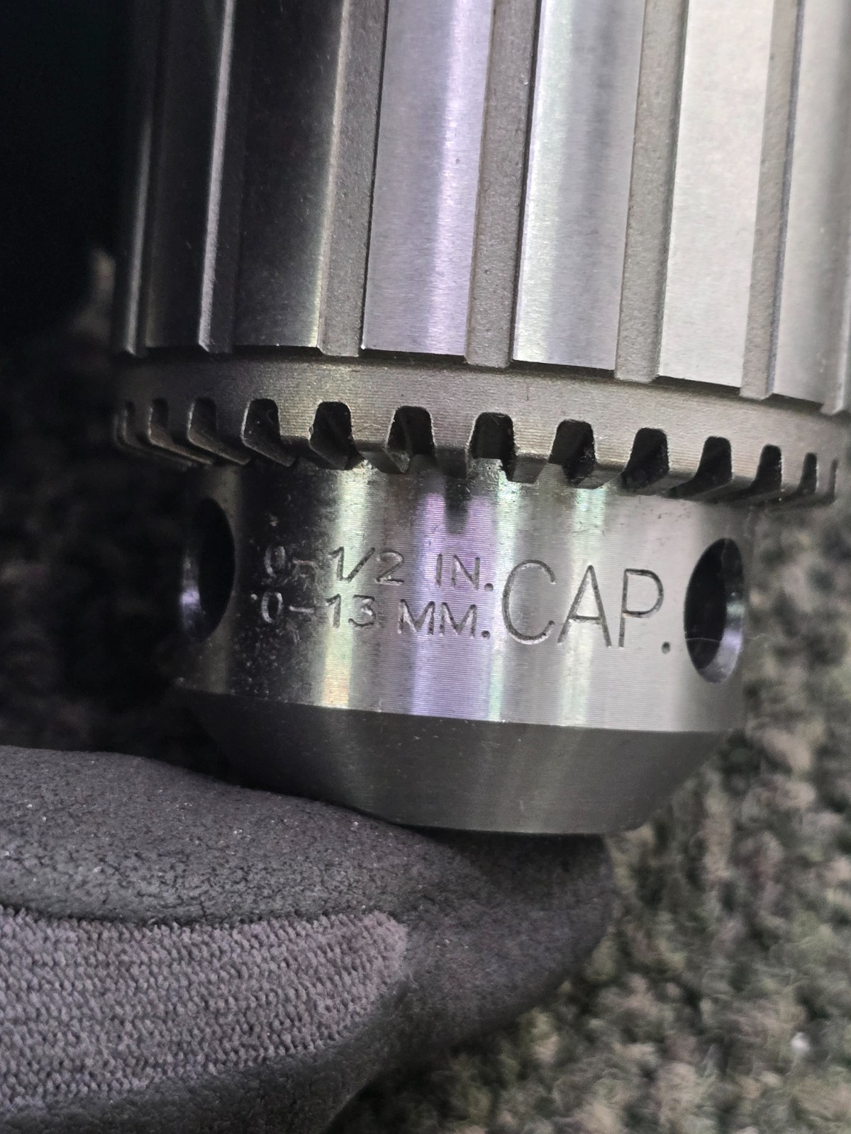 Jacobs 34-022 No. 2 Heavy-Duty Tapered Bearing Drill Chuck 0-1/2 inch Capacity