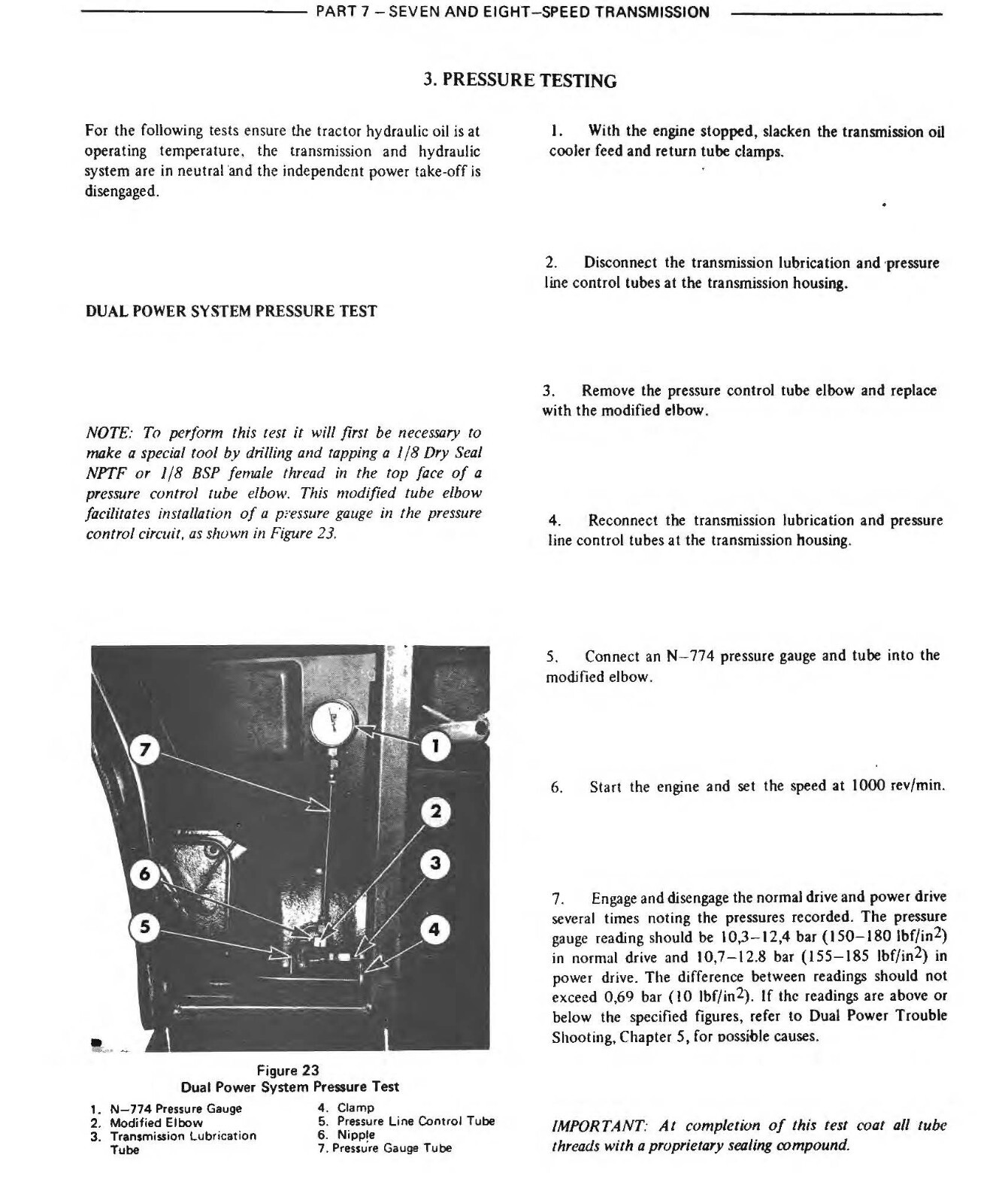 CD 1965-1975 Tractor Service Manual Fits Ford 2000 3000 4000 5000 7000 3400-5550