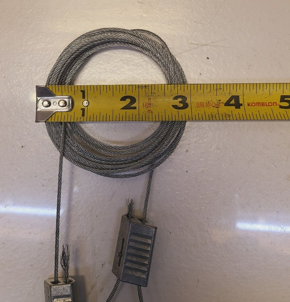 4 Qty. of Rize 100 Fasteners 10′ Looped Cable Hanging 10′ Long (4 Qty)
