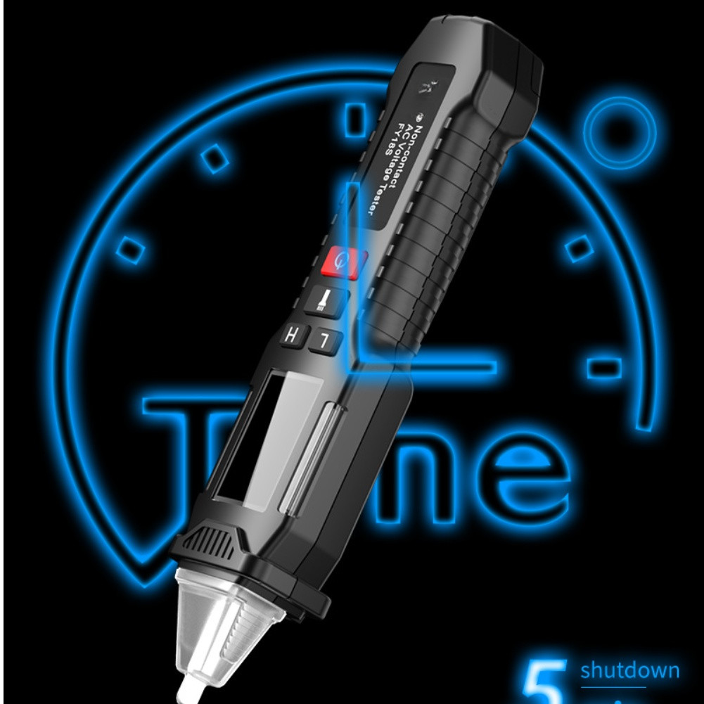 Non Contact AC Voltage Tester FY18S Large LCD Screen for Live Neutral Check