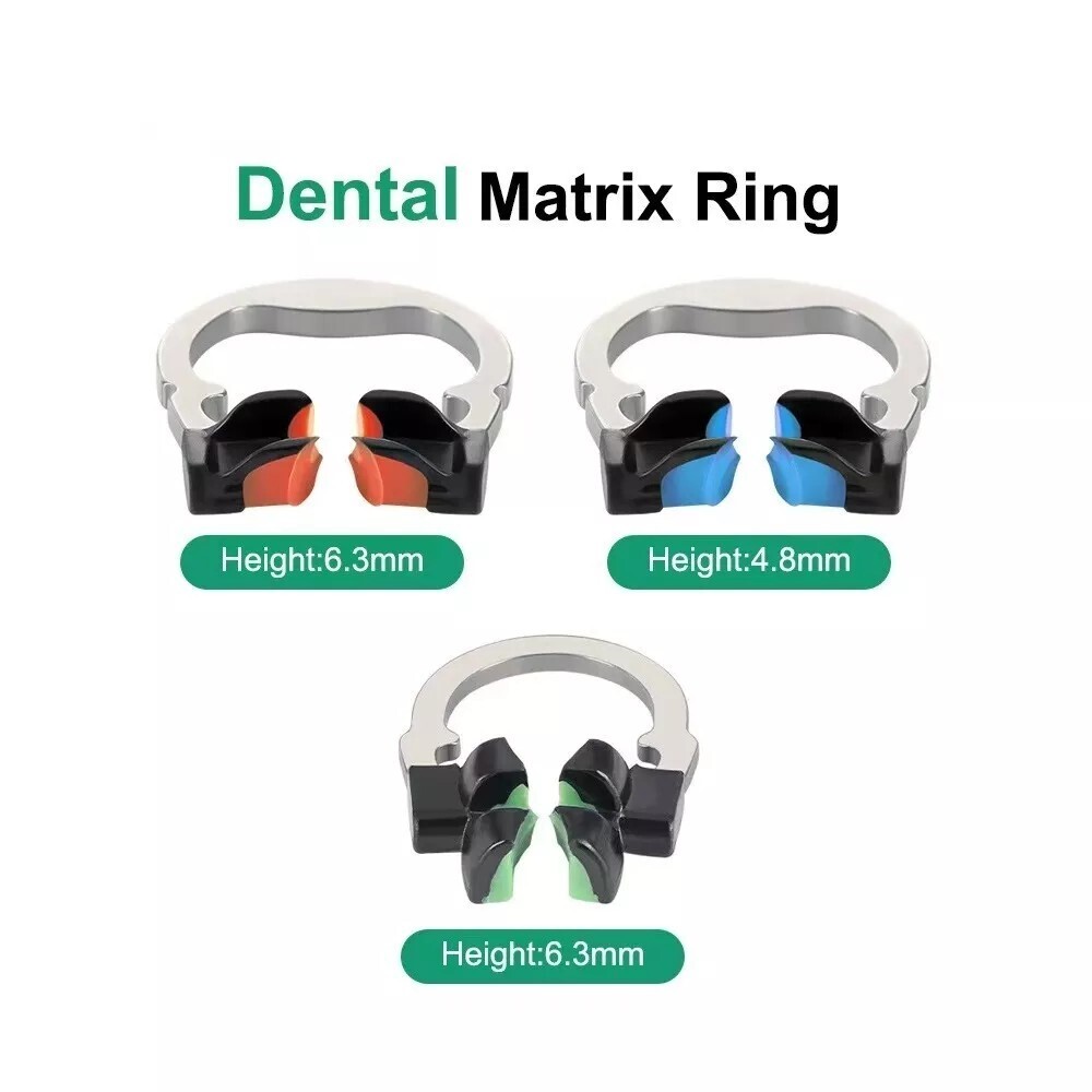 Dental Matrix Sectional Contoured Matrices Nickel Titanium R5 Clamping Ring