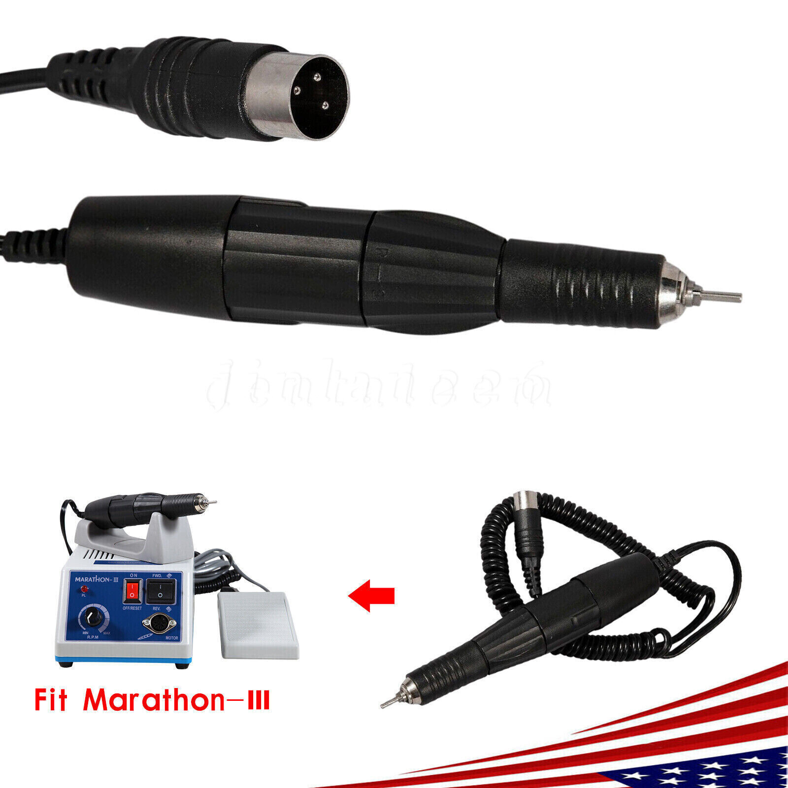 MARATHON 35K RPM Dental Lab SDE-H37L1 Electric Micromotor Handpiece Only B17