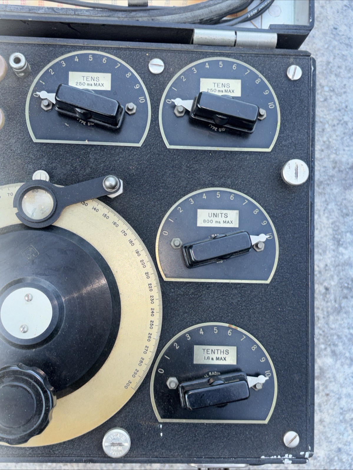 Vintage US NAVY- Bureau Ships ZM-6/U Or CA-1280 RF RF Impedance Measuring Unit
