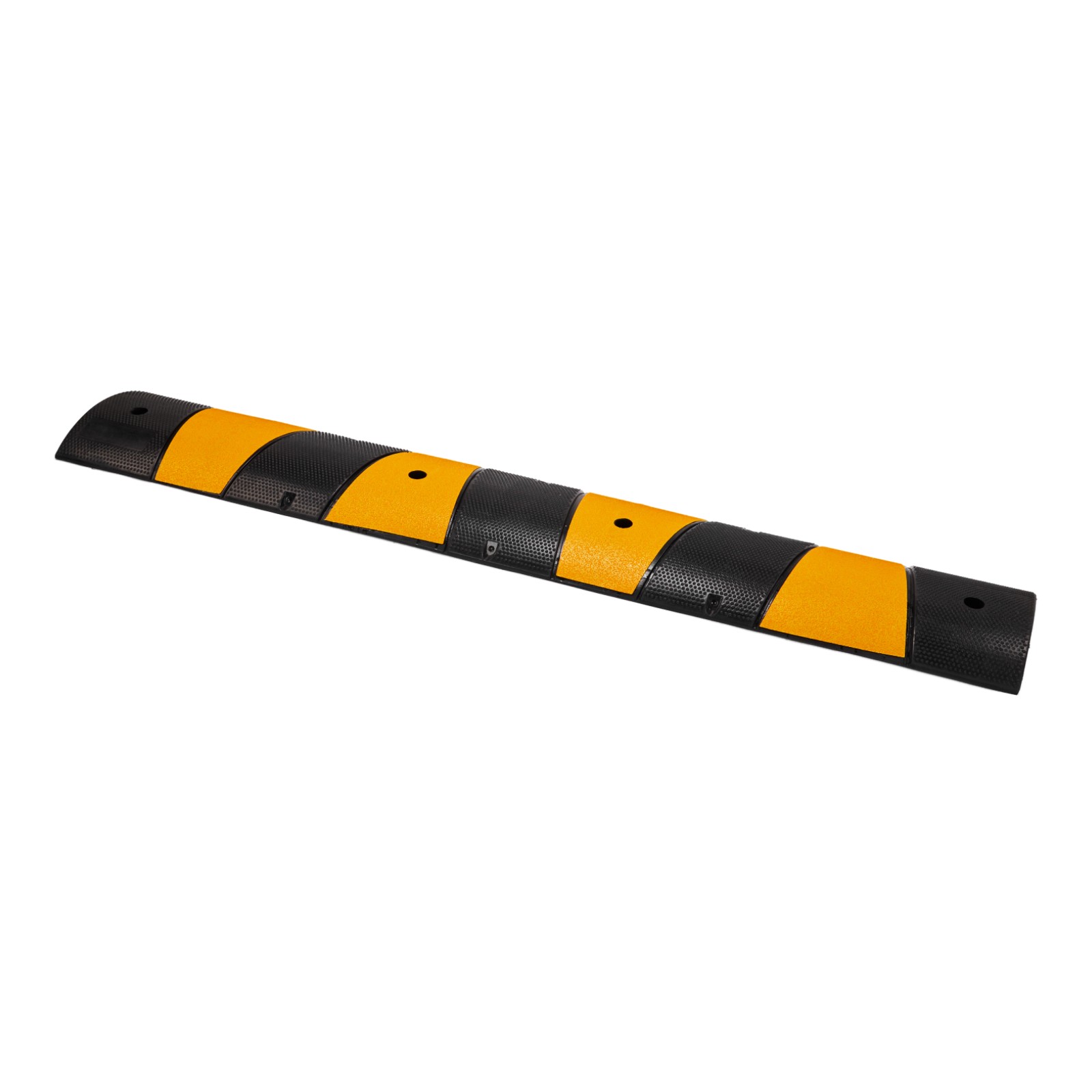 2pcs 72″ Rubber Speed Bump 2 Channel Portable Heavy Duty Speed Hump 22000Lbs