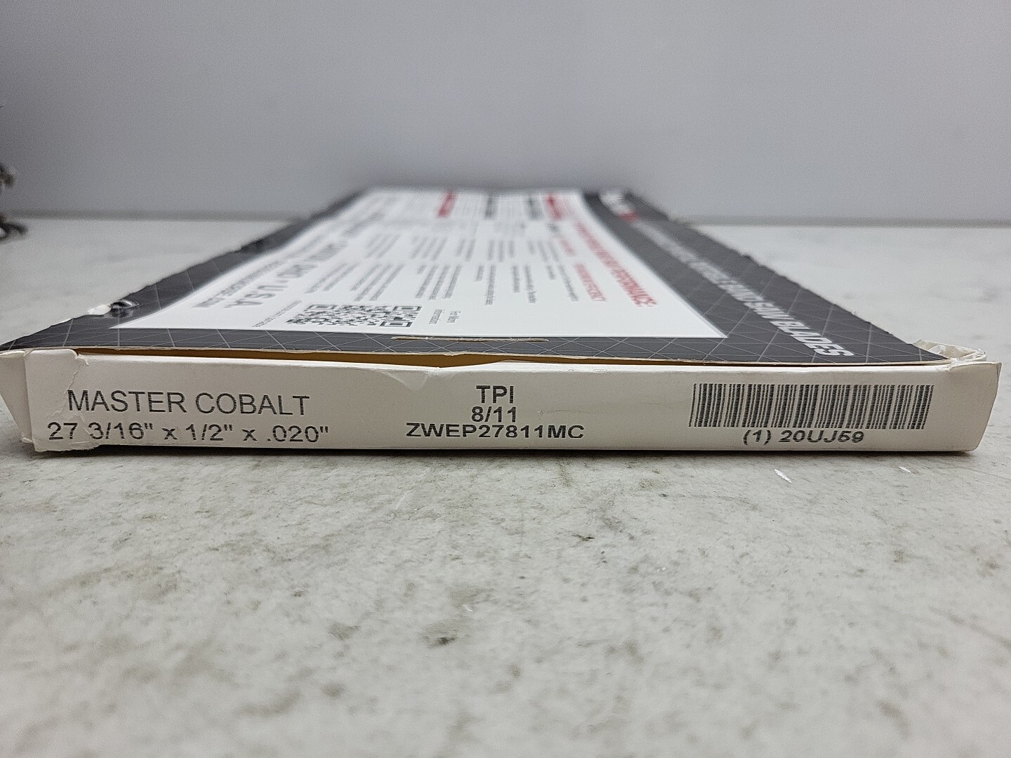 3 Pack MK Morse ZWEP27811MC Portable Band Saw Blade 27-3/16″ x 1/2″ 8/11 TPI