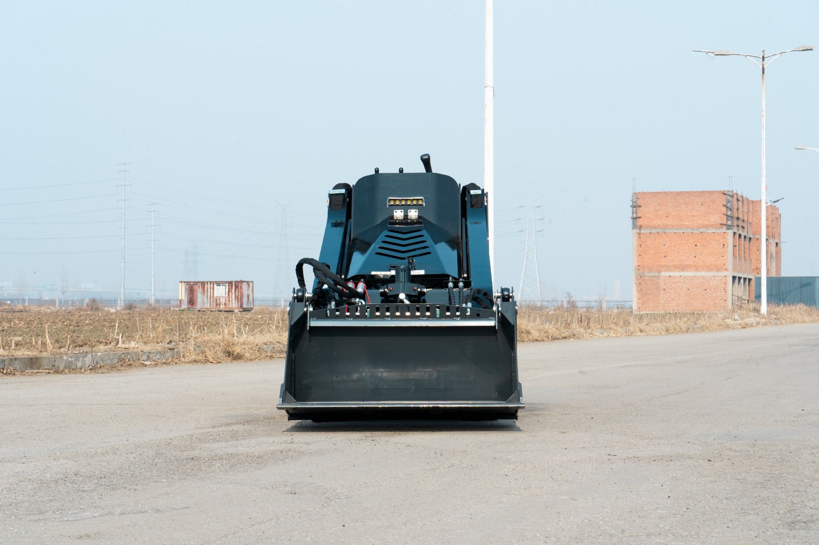 4-In-1 Combo Mini Skid Steer Bucket attachment for TYPHON STOMP X1300 &STOMP 509