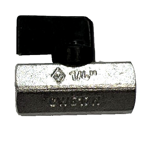 Miniature Manual Ball Valve CW617N 1/4″ Made In Italy 06-12
