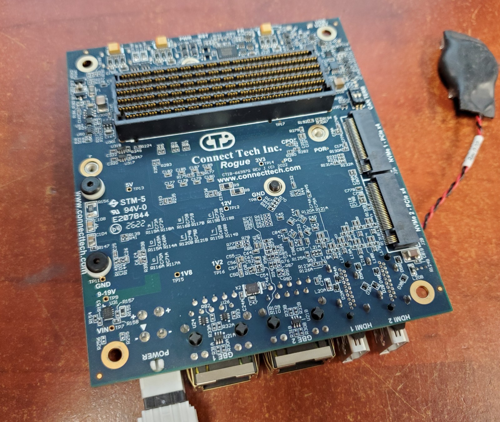 Connect Tech NVIDIA Jetson AGX Xavier Module 32GB LPDDR4 w/ Rogue Carrier Board