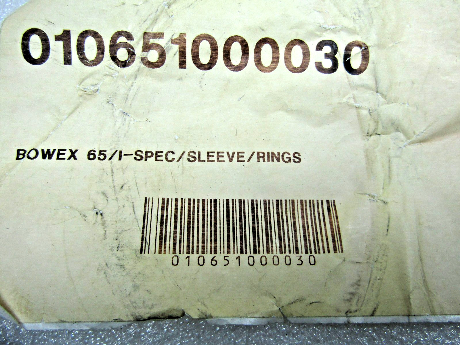 KTR Bowex Curved Tooth Gear Coupling Nylon Sleeve 65/i-spec 010657000030