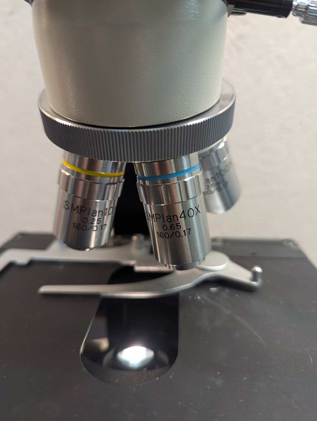 Meiji ML5000 Binocular Compound Microscope & Objectives SMPlan 4x 10x 40x 100x