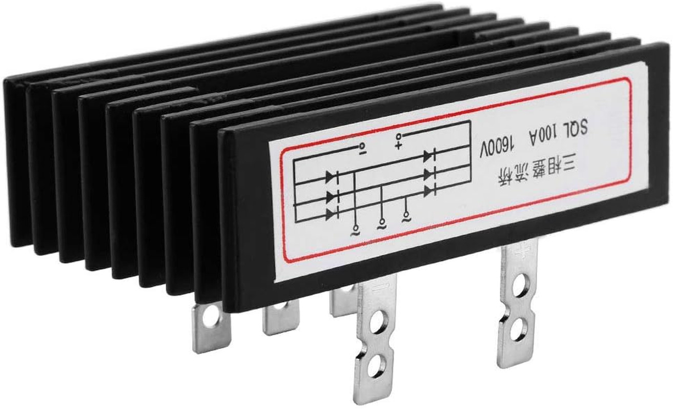 Bridge Rectifier SQL100A 1600V 3 Phase AC to DC Diode Module High Power Heatsink