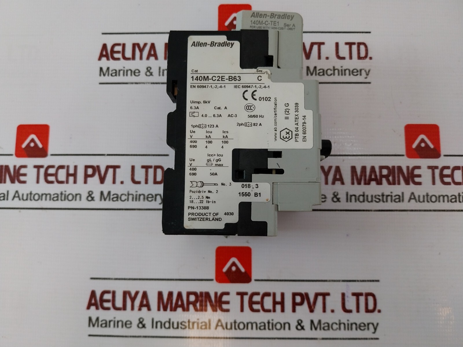 ALLEN-BRADLEY 140M-C2E Motor Protection Circuit Breaker IEC/EN 60947-5-1 2476589