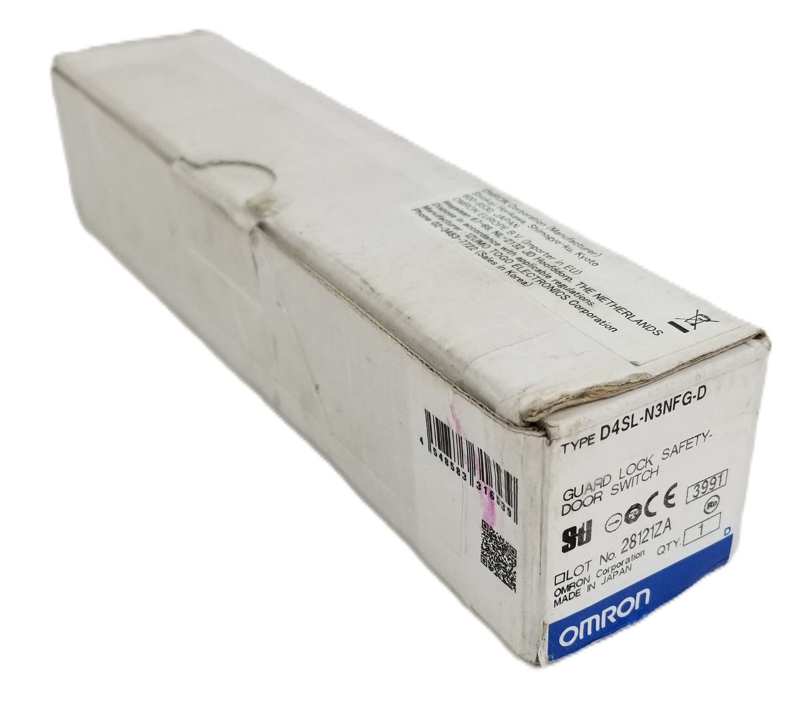 Omron D4SL-N3NFG-D Guard Lock Safety-Door Switch 1.5A 24Vdc 4NC+2NO IP67 NEW