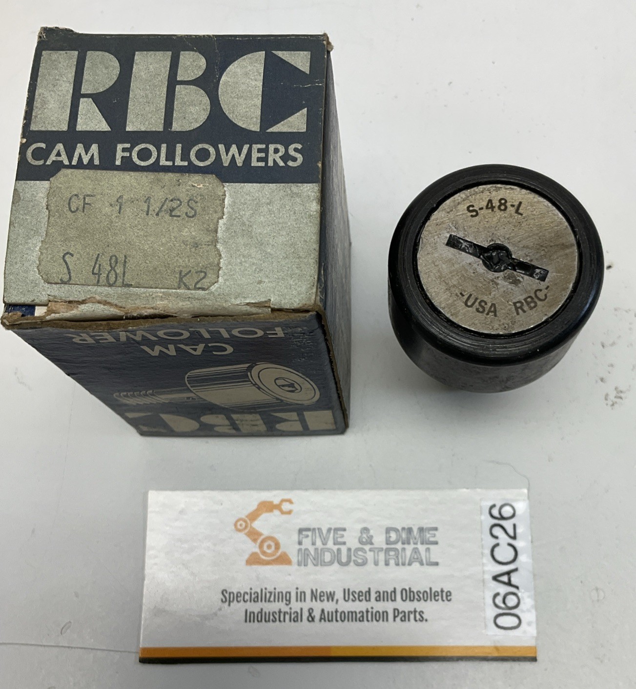 RBC Bearings CF 1 1/2S Standard Stud Cam Follower