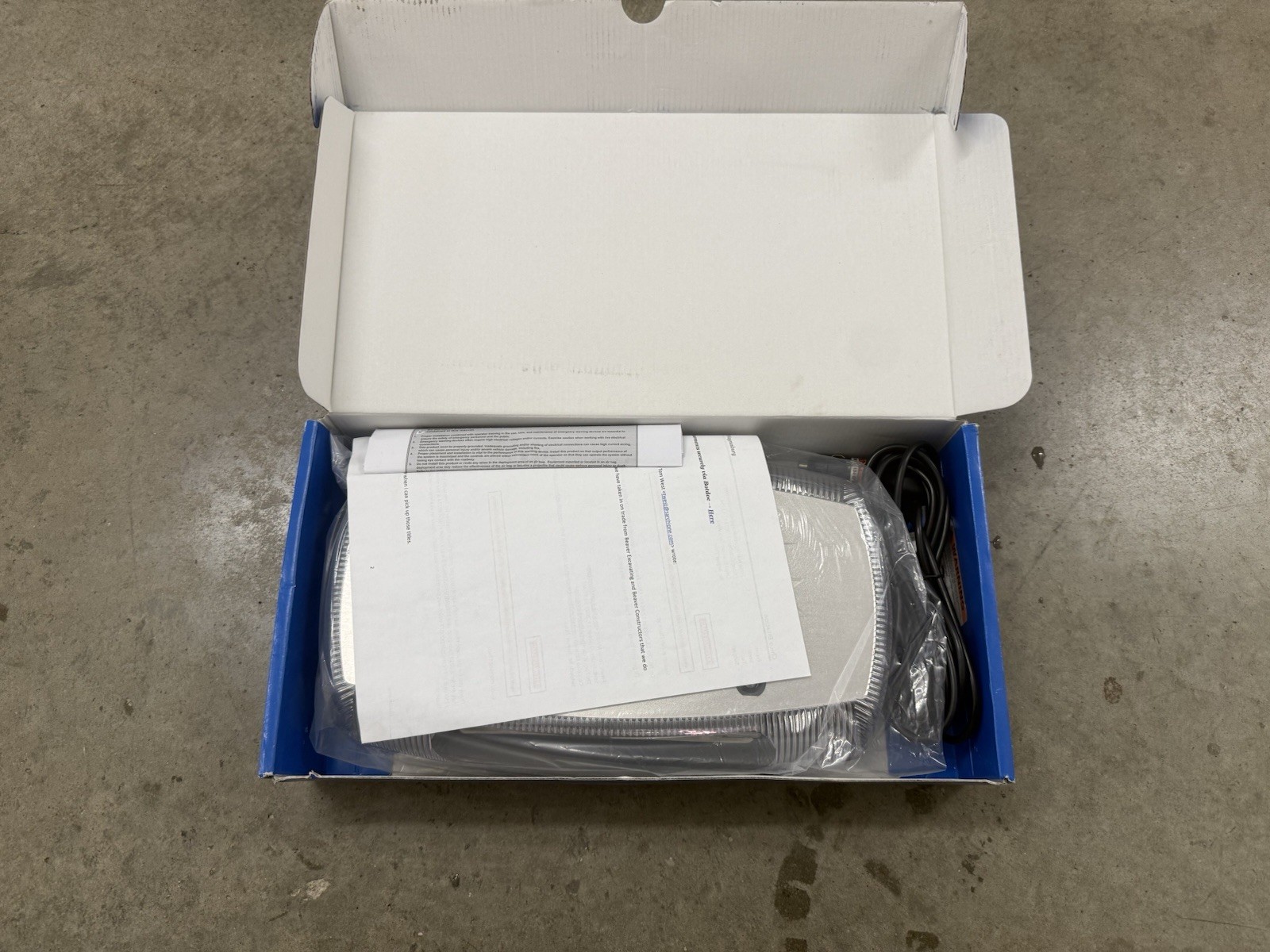 ECCO 5590CAC-VM Clear LED Minibar Strobe Beacon Light MPN 5590CAC-VM