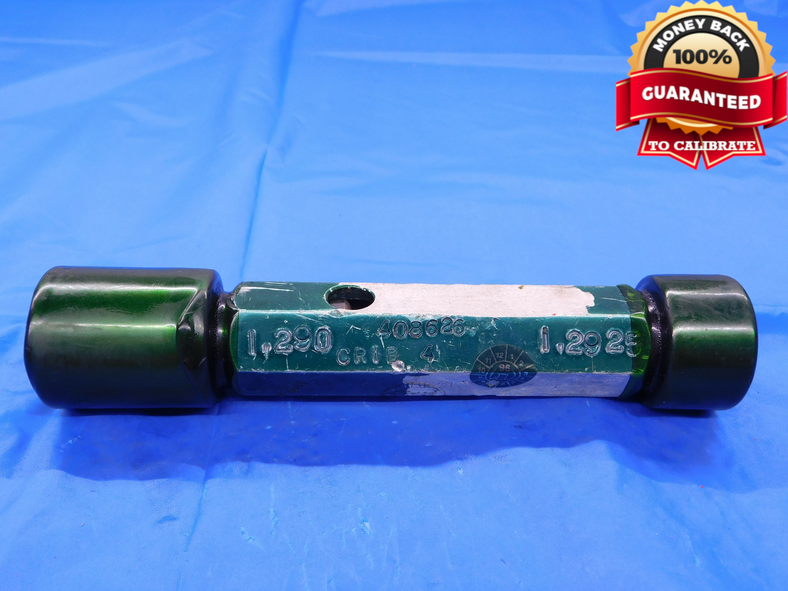 1.290 & 1.2925 CL X PIN PLUG GAGE GO NO GO 1.2813 -.0044 1 9/32 33 mm 1.2900
