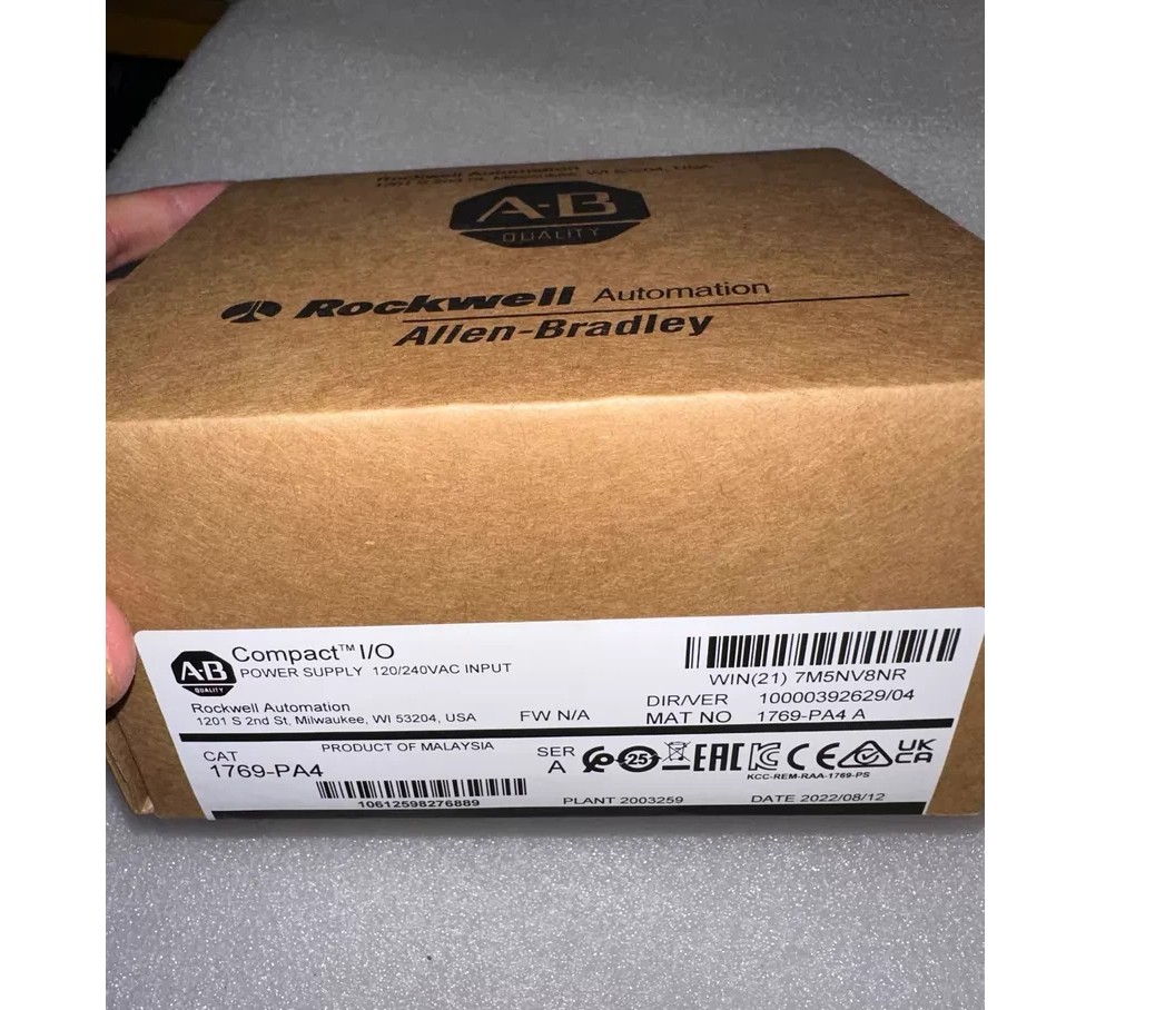 1PCS New Sealed AB 1769-PA4 Allen-Bradley SER A CompactLogix Power Supply Module