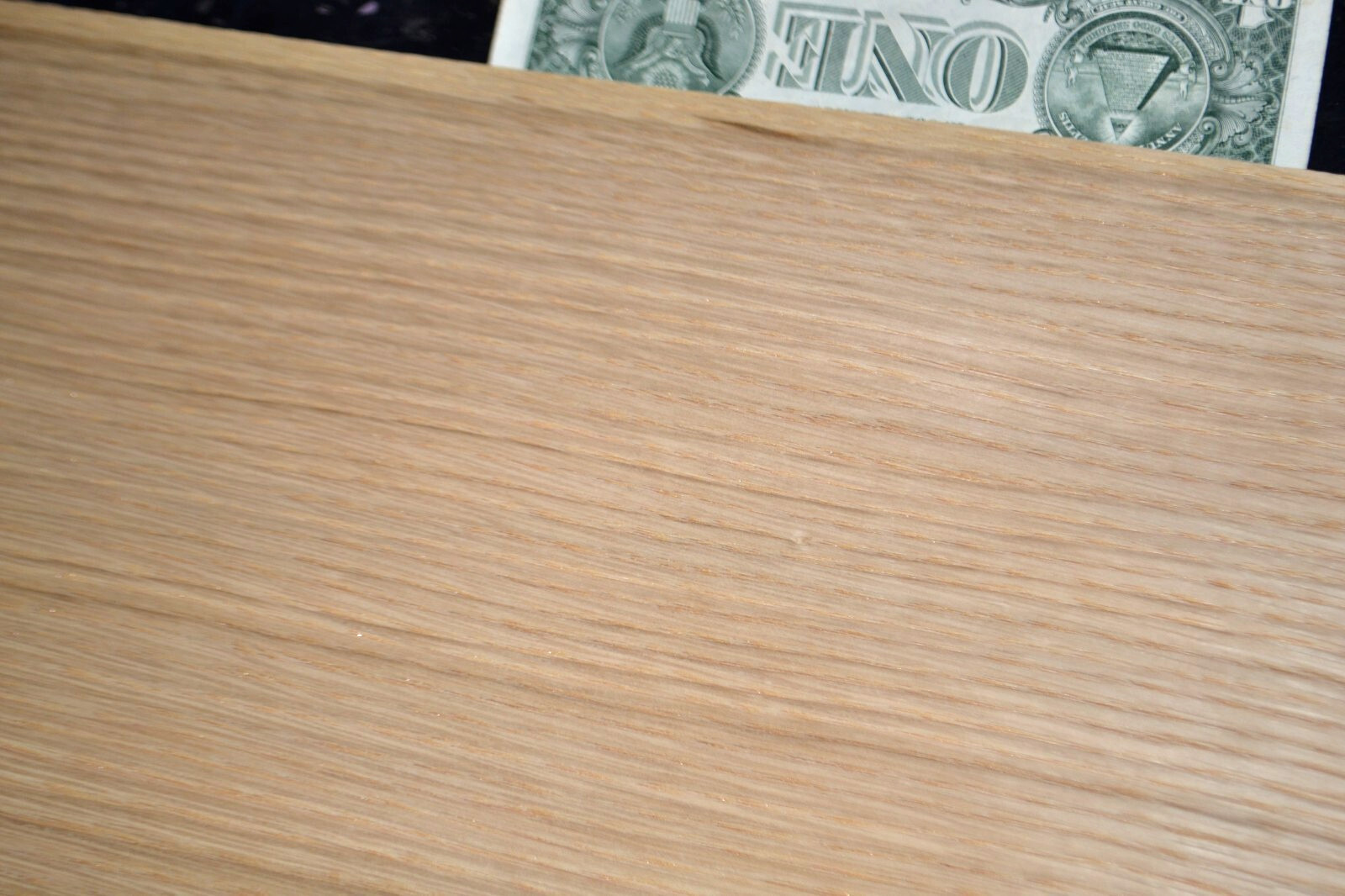 Oak Wood Raw Veneer Sheet 6.5 x 39 inches 1/42nd thick 5943-93