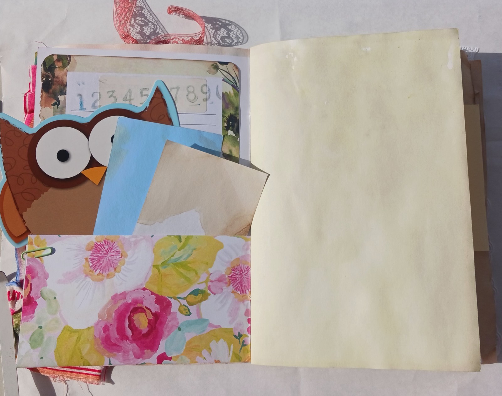 Garden Themed Junk Journal Soft Cover 50 pages
