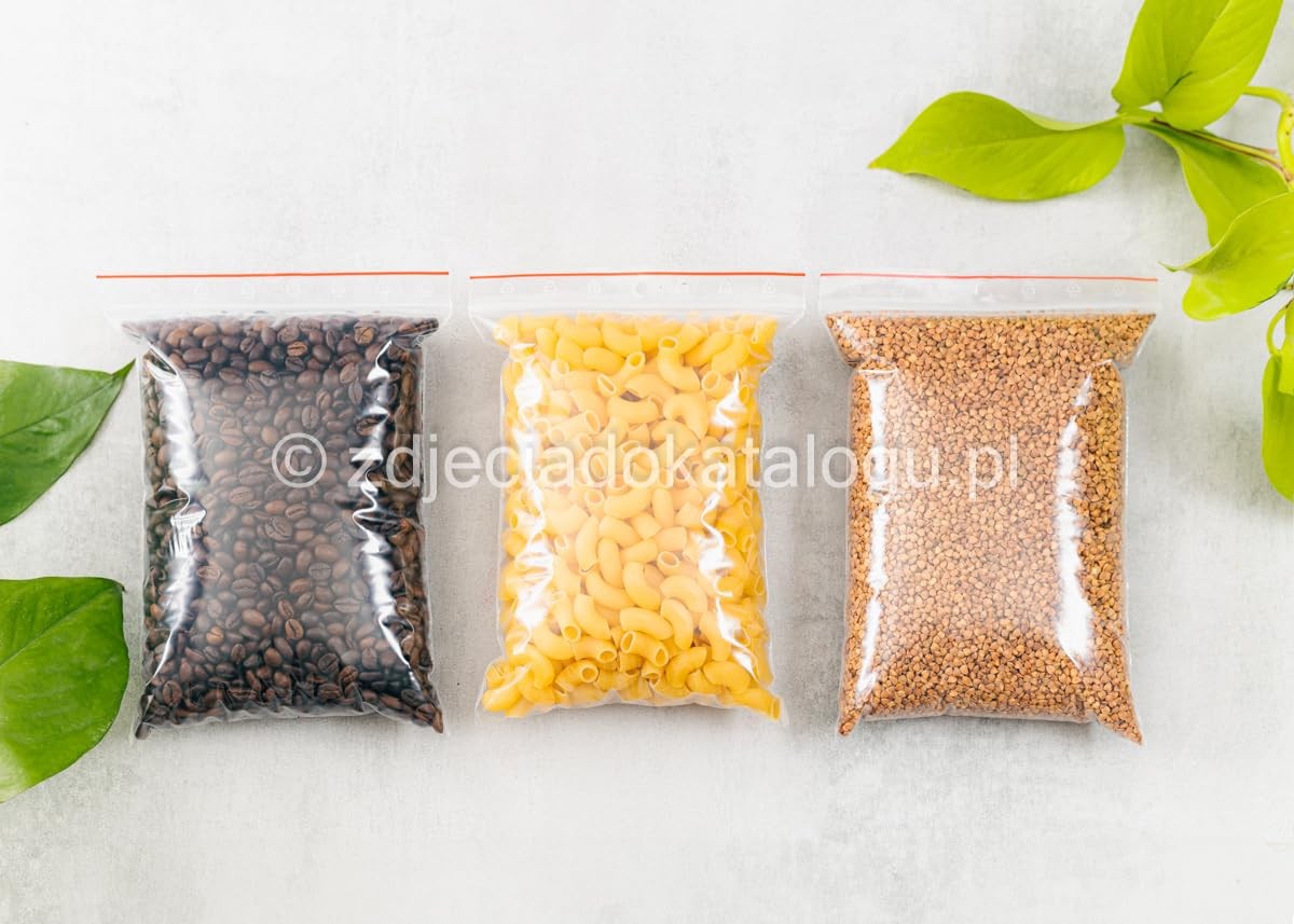 | 100 Plastic Bags 20cm x 25cm Resealable Clear | Thick and …