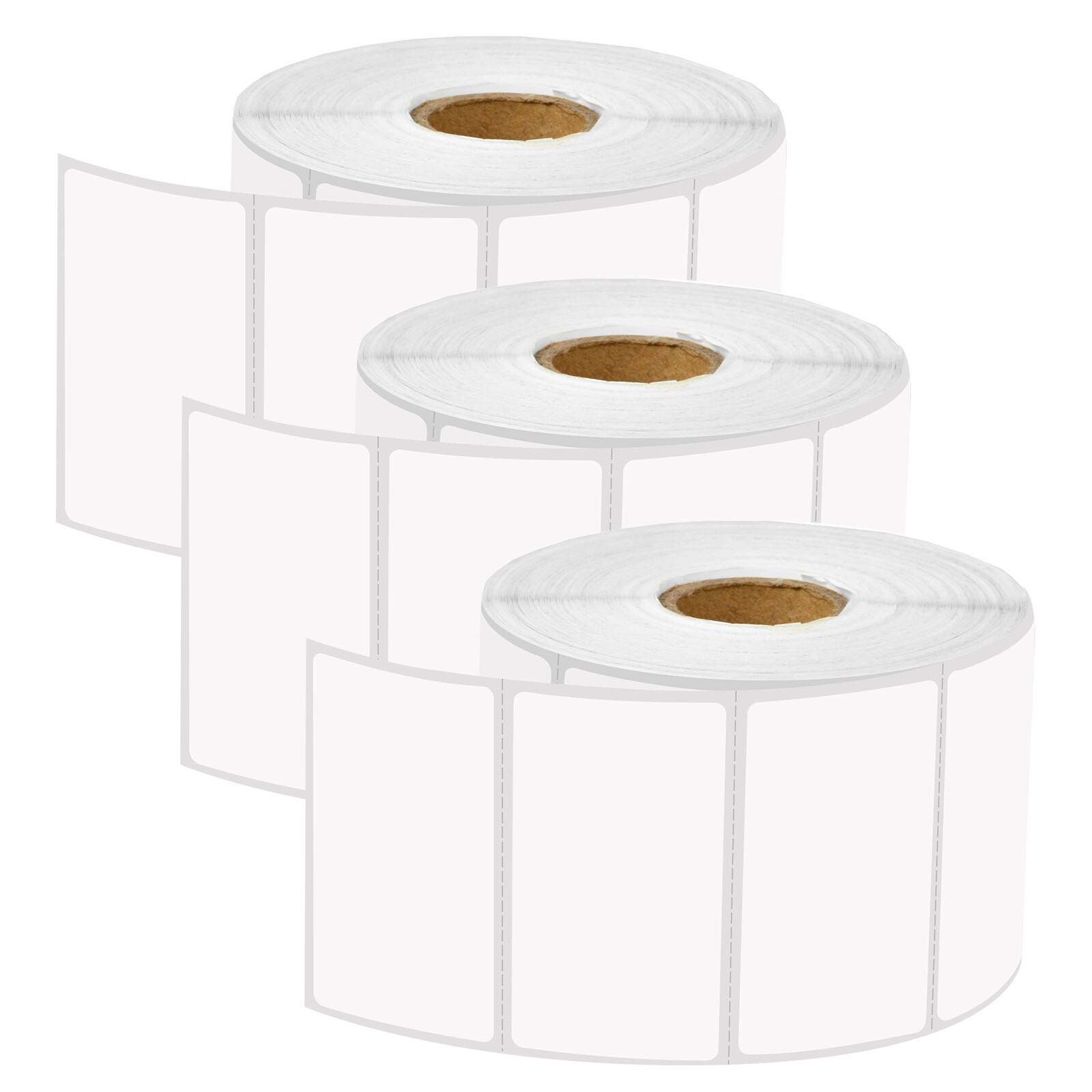 3Rolls 1000 Labels 2.25×1.25 Direct Thermal for Zebra LP 2824 2844 Eltron ZP450