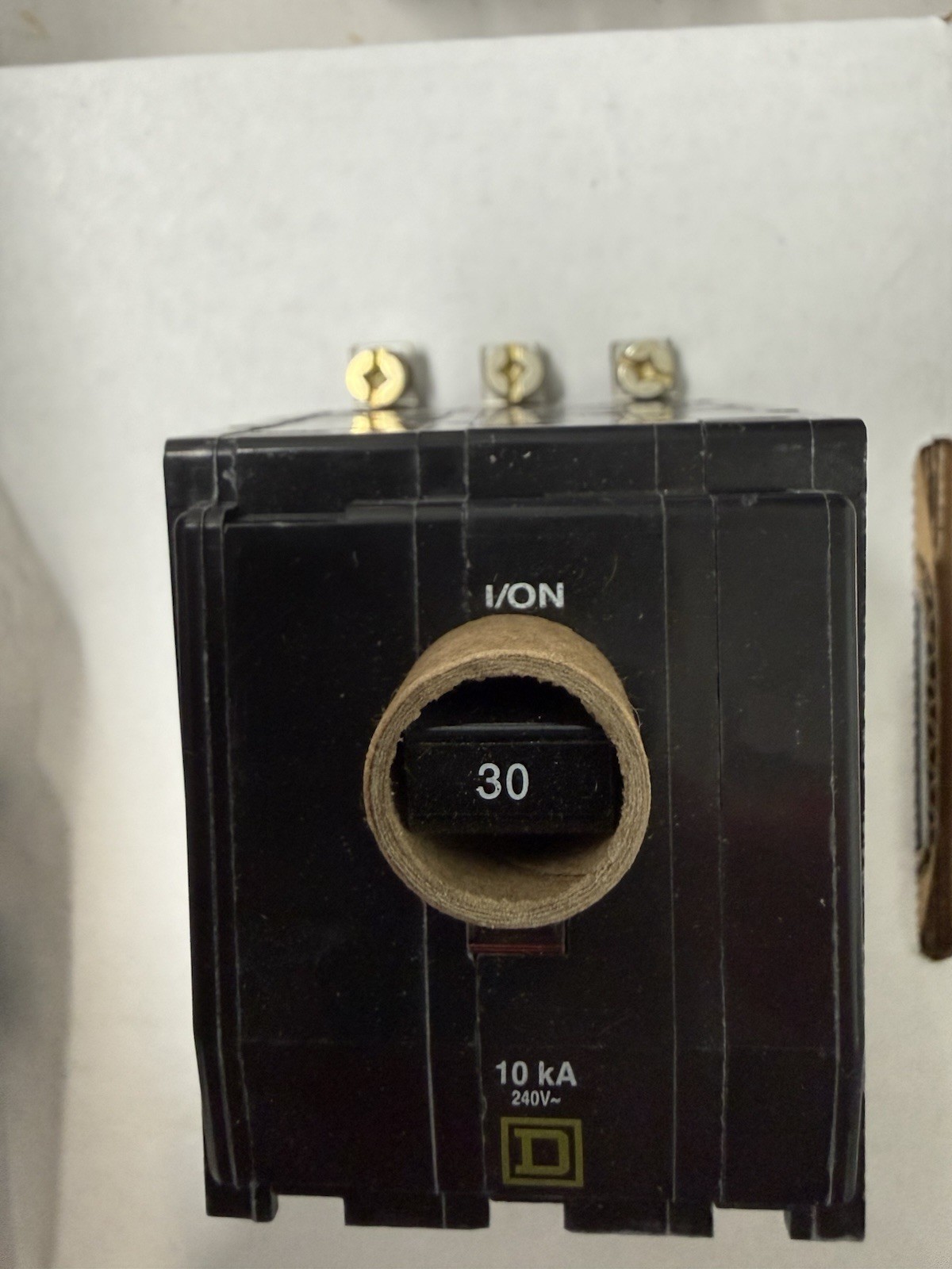 Square D QOB330 240/120v 30a 3 pole Bolt On Circuit Breaker 10ka New