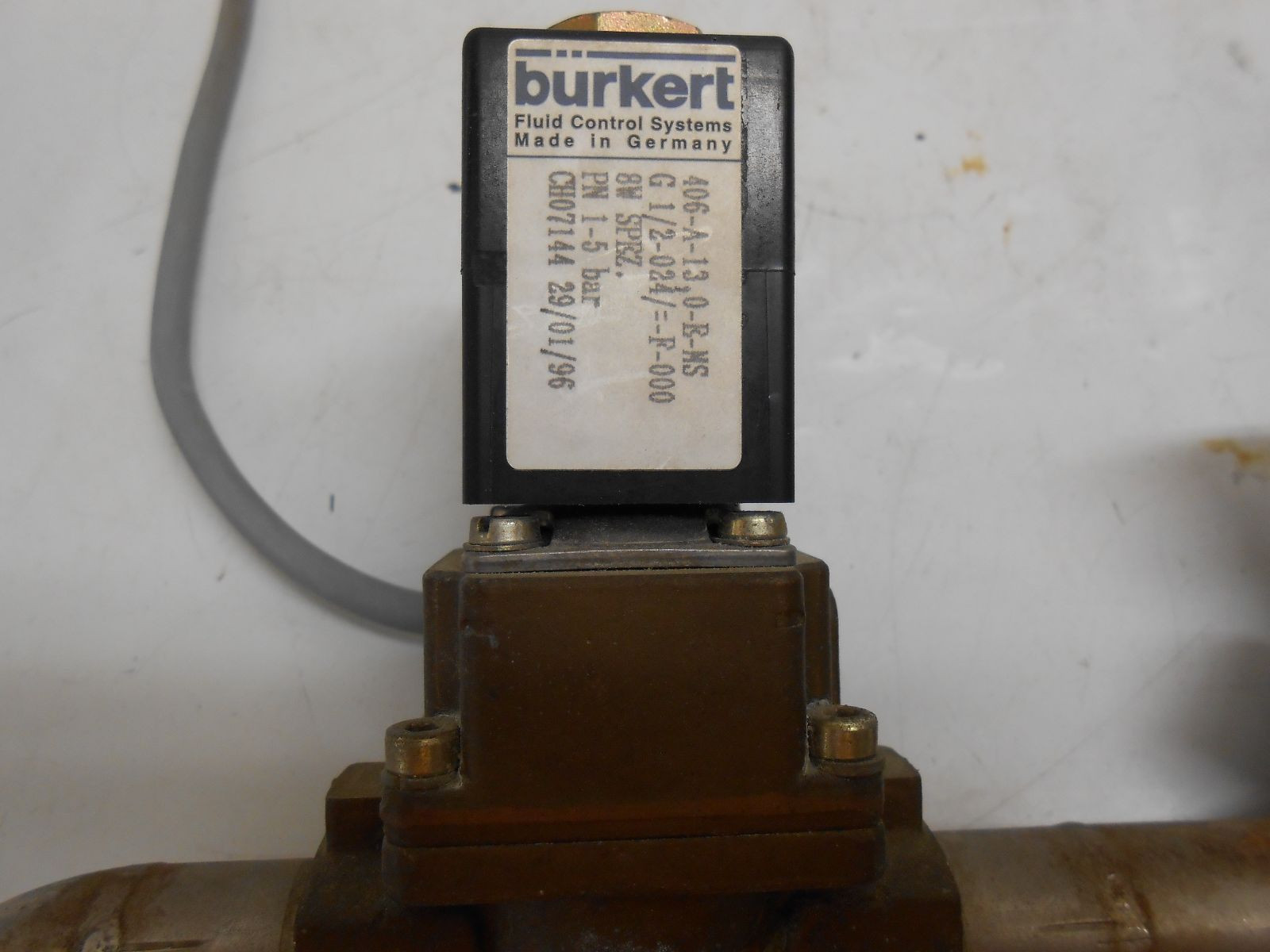 BURKERT 406-A-13 SOLENOID VALVE