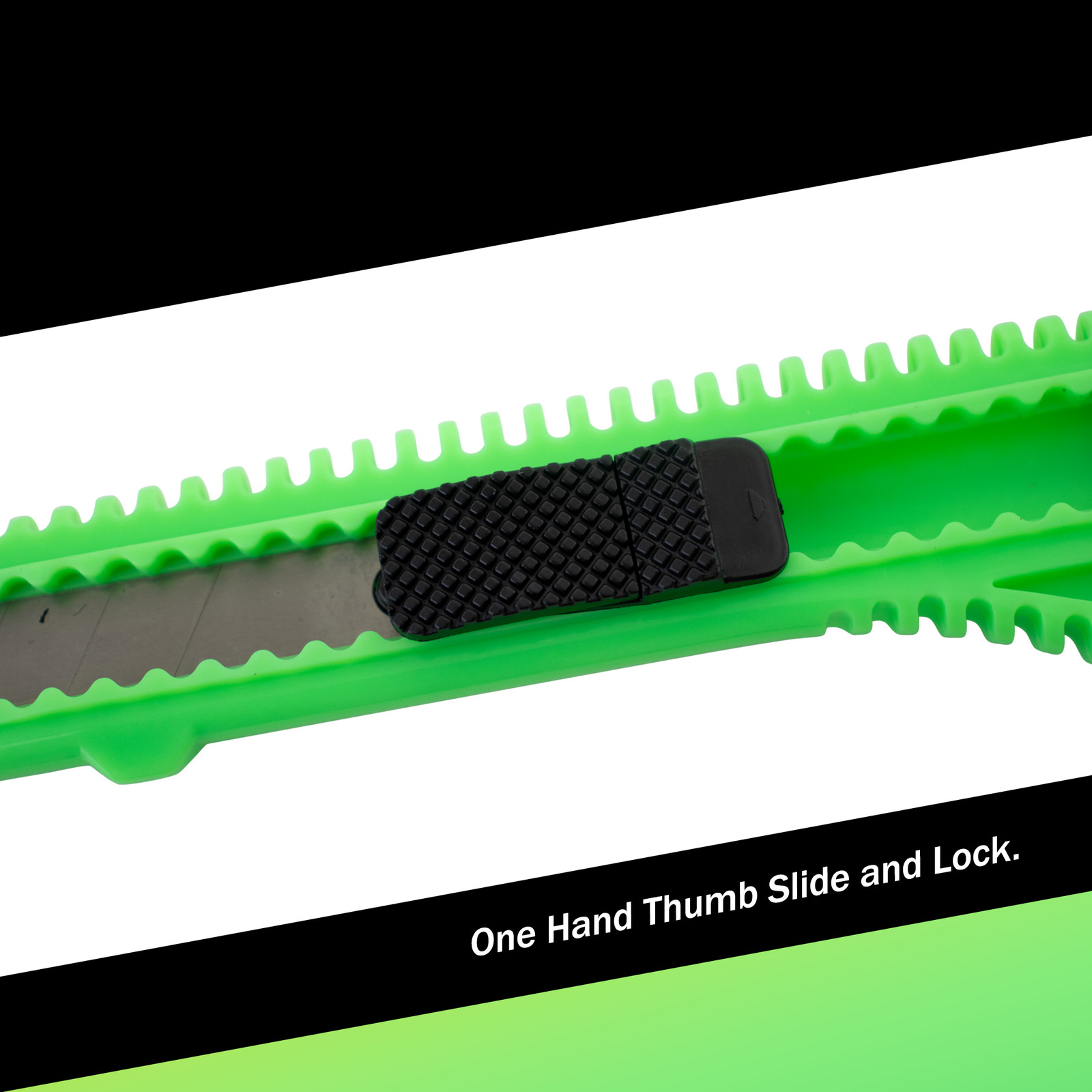 10 Box Cutter Utility Knife Retractable Snap off Razor Blade DARK GREEN NEON
