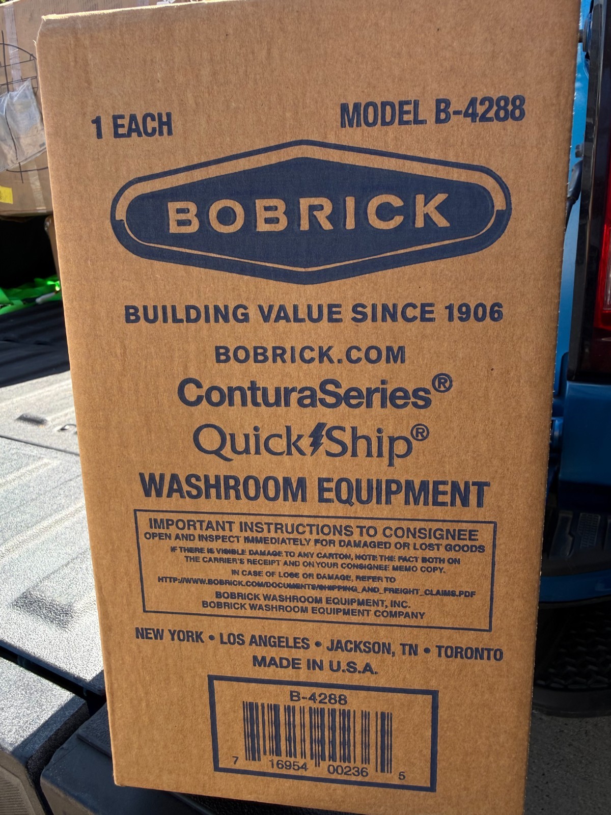 Bobrick Classic B-2888 Multi-Roll Toilet Tissue Dispenser – Brand New