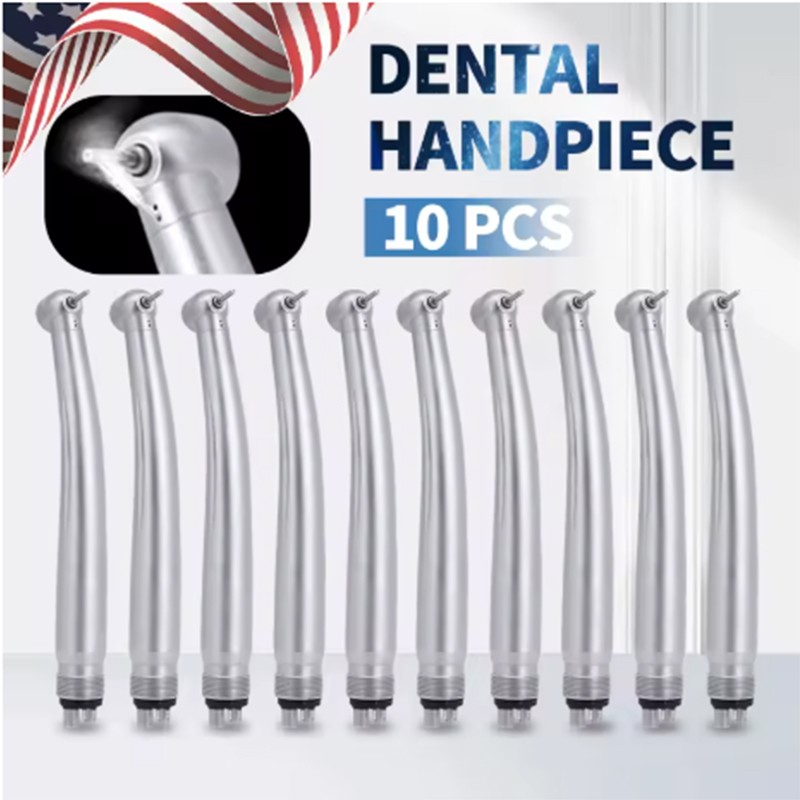 10* WBRWP Dental High Speed Handpiece Push Turbine 4 Holes Fit NSK Max