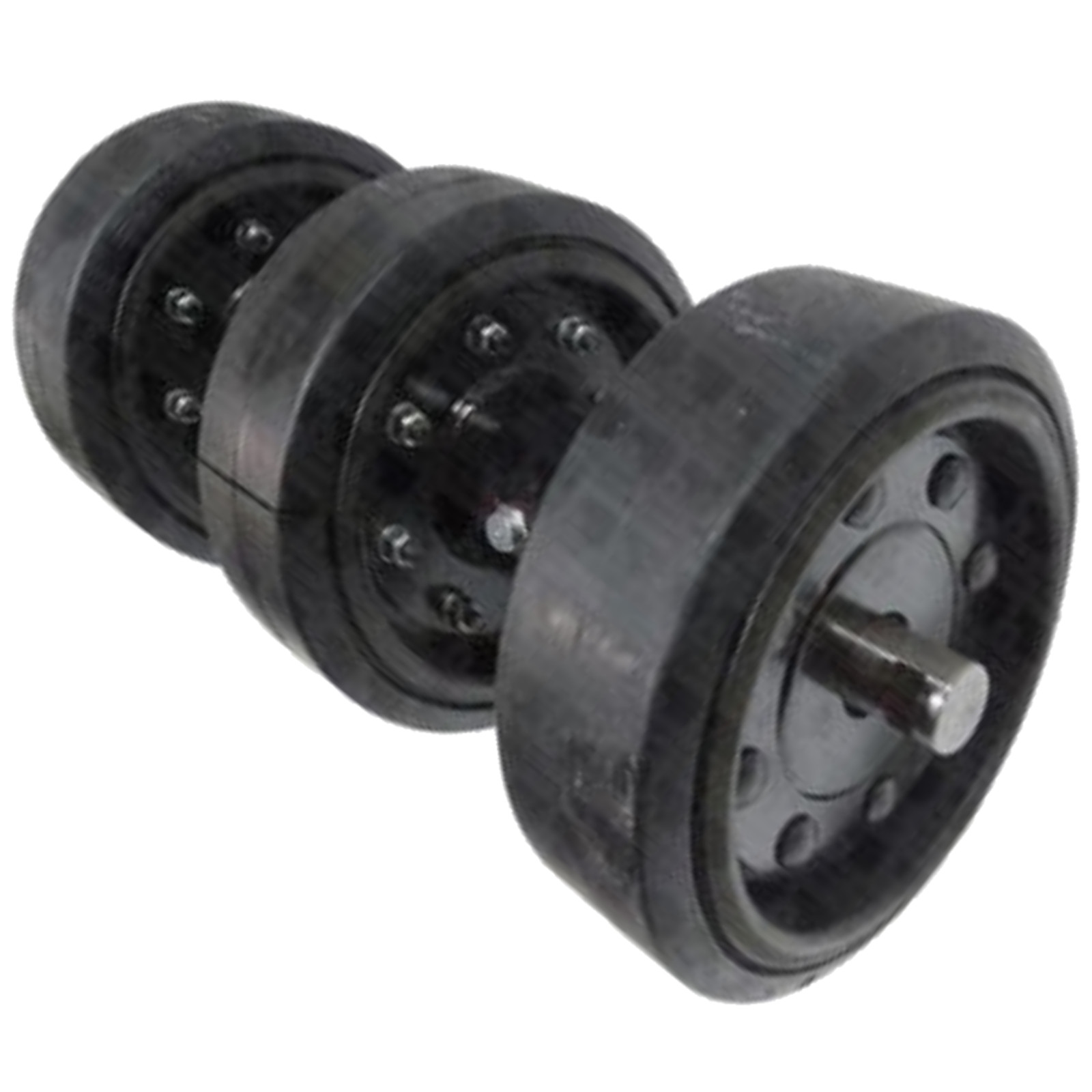10″ Bogie Group with DuroForce Rubber Wheels Fits CAT 287 287B 261-6296