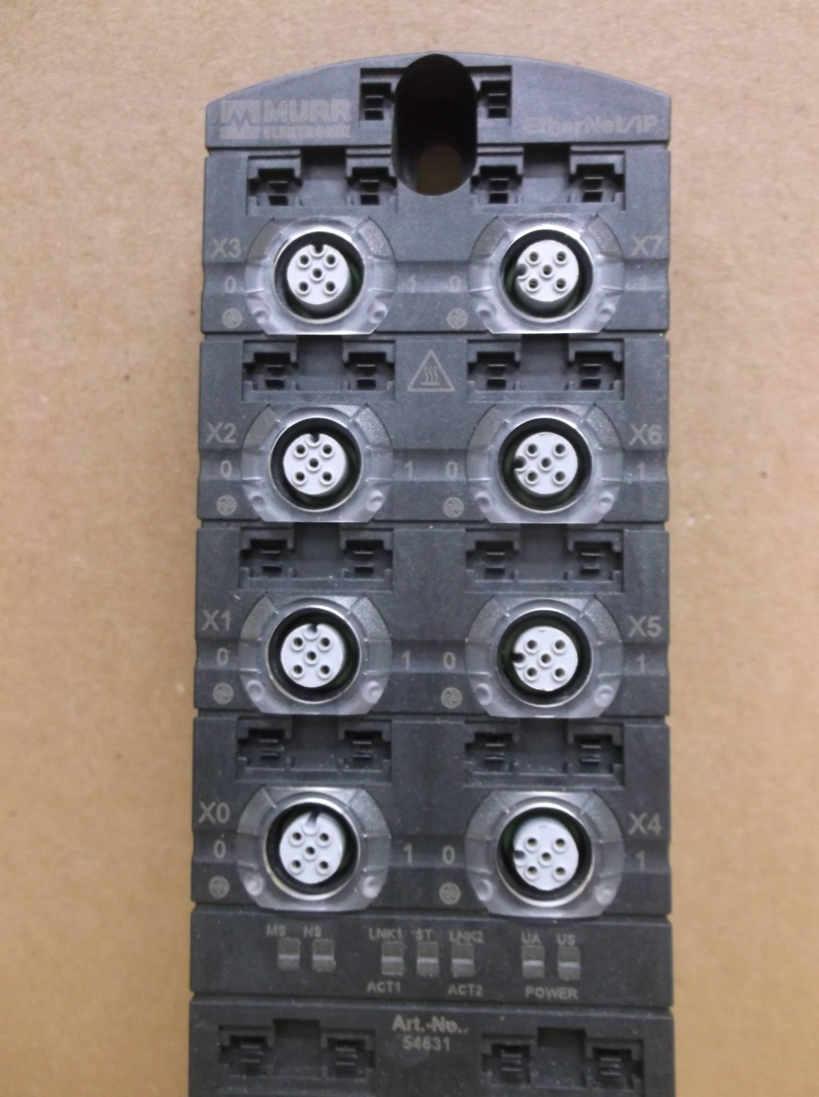 54631 Murr NEW In Box PLC I/O Terminal Block IMPACT67 Pro E DIO8 IOL8 M12L 5P