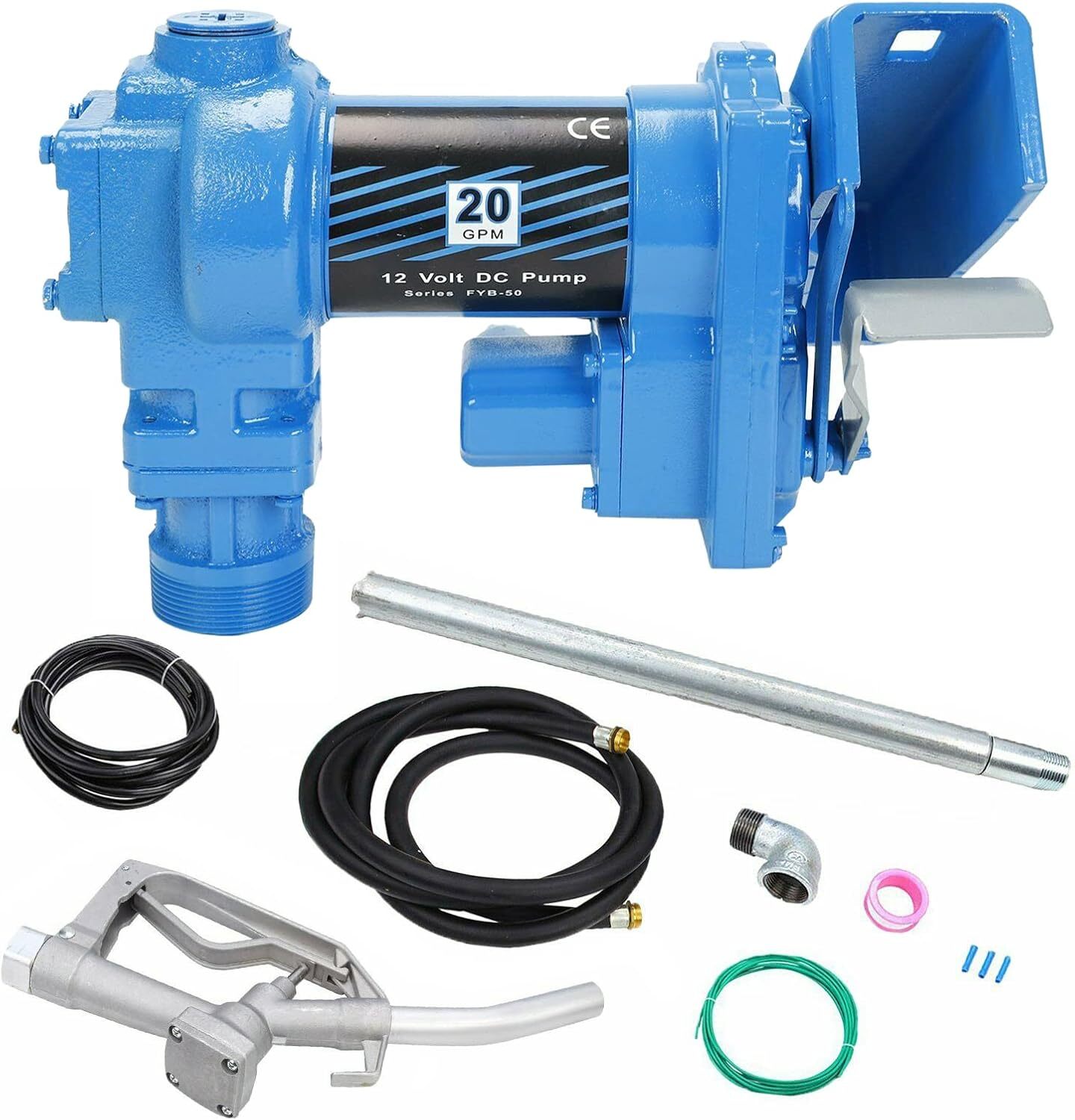 High Quality Fuel Transfer Pump 20GPM Diesel Gasoline Kerosene Car Truck Tractor